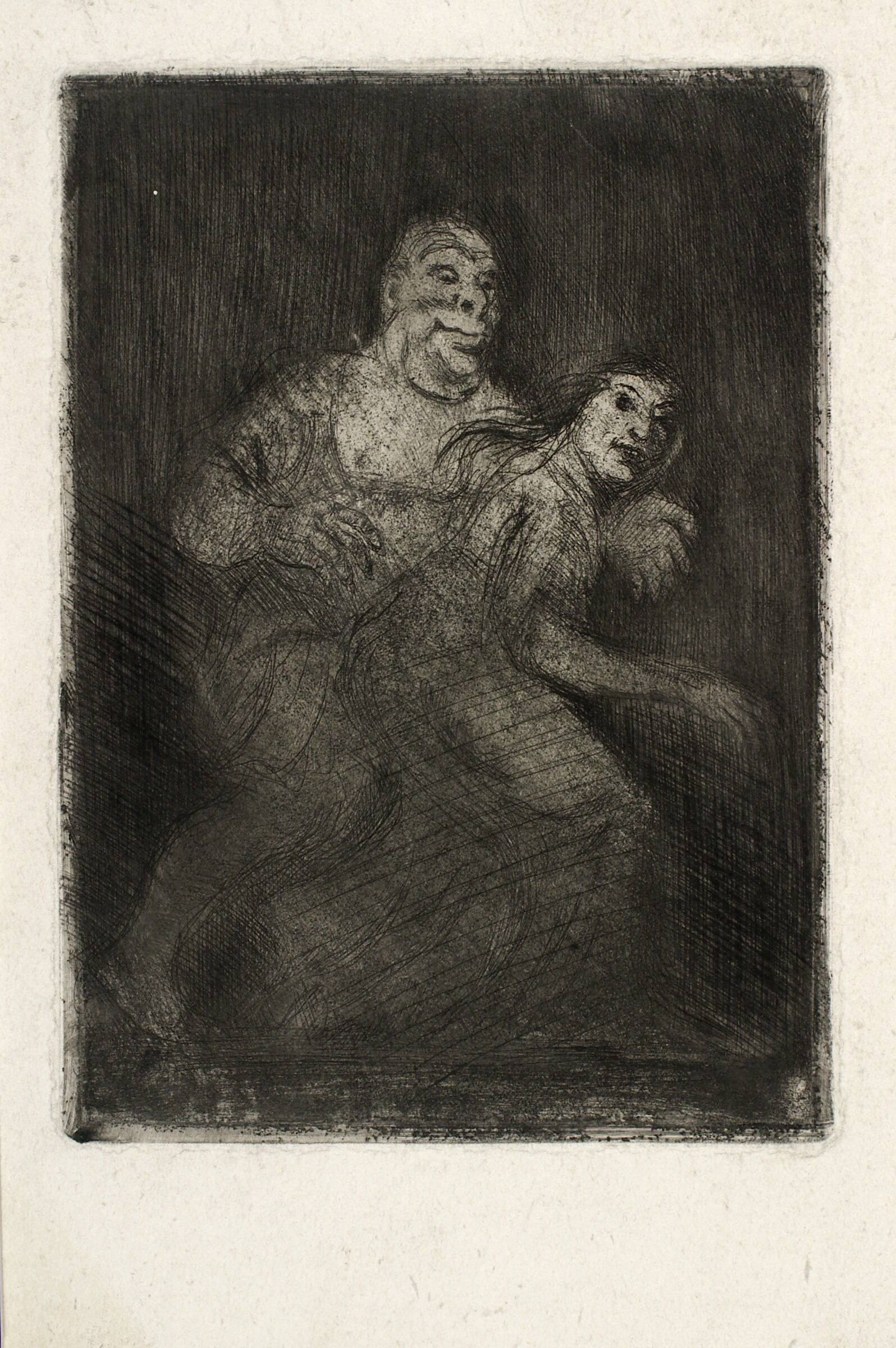 En mand overrasker en Kvinde