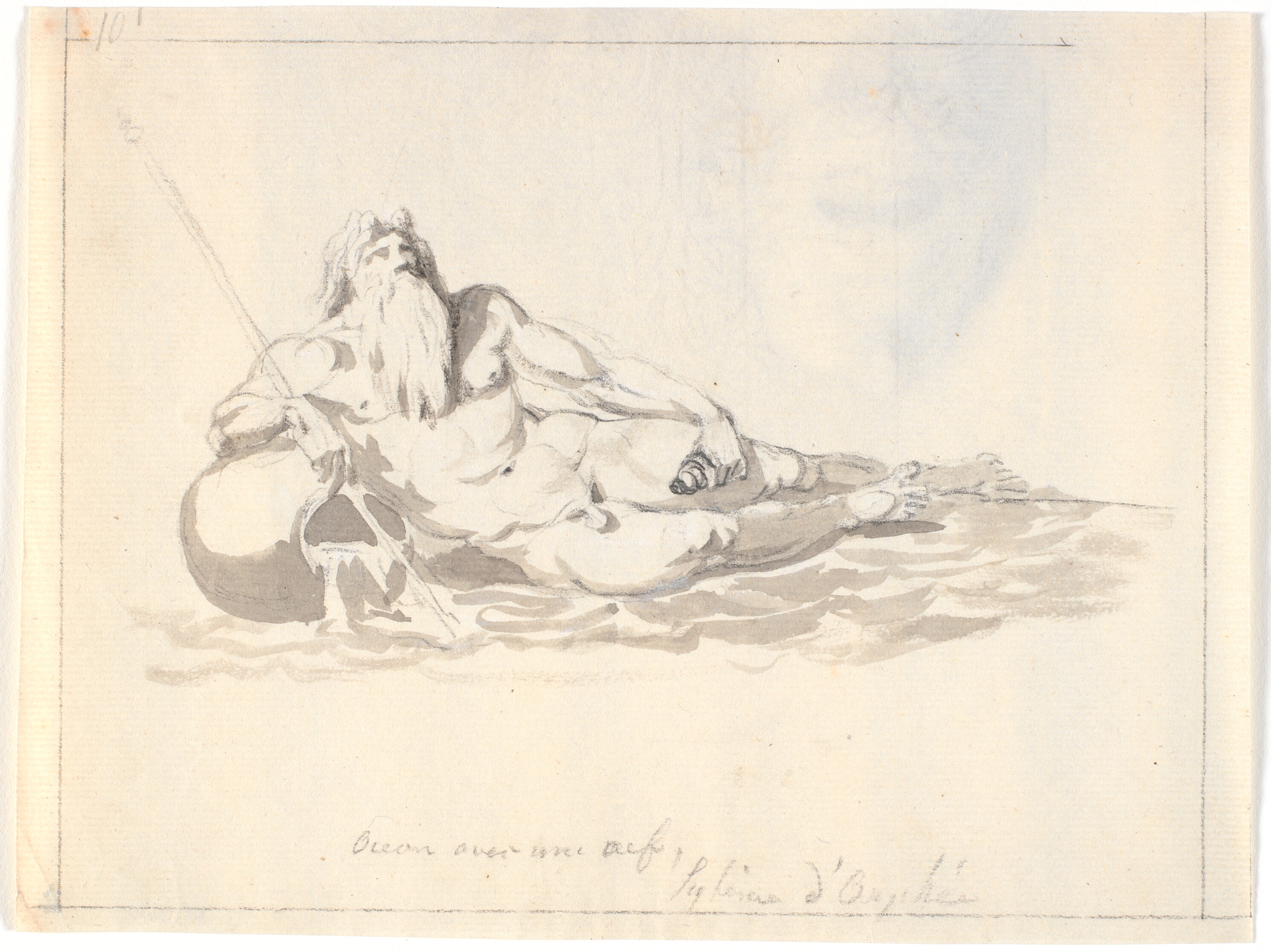 Oceanet, en liggende havgud