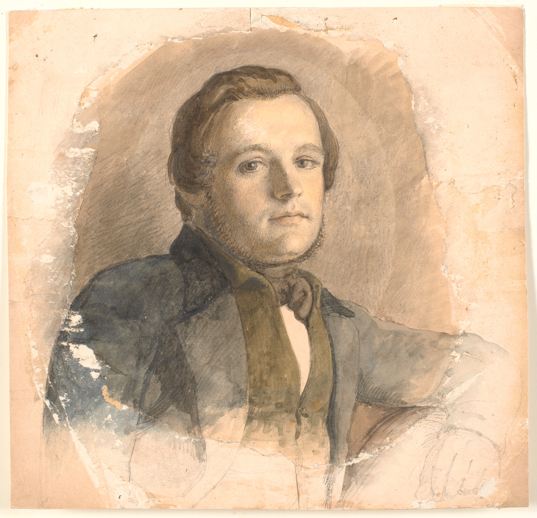 Mandsportræt. Angives at være medlem af slægten From.