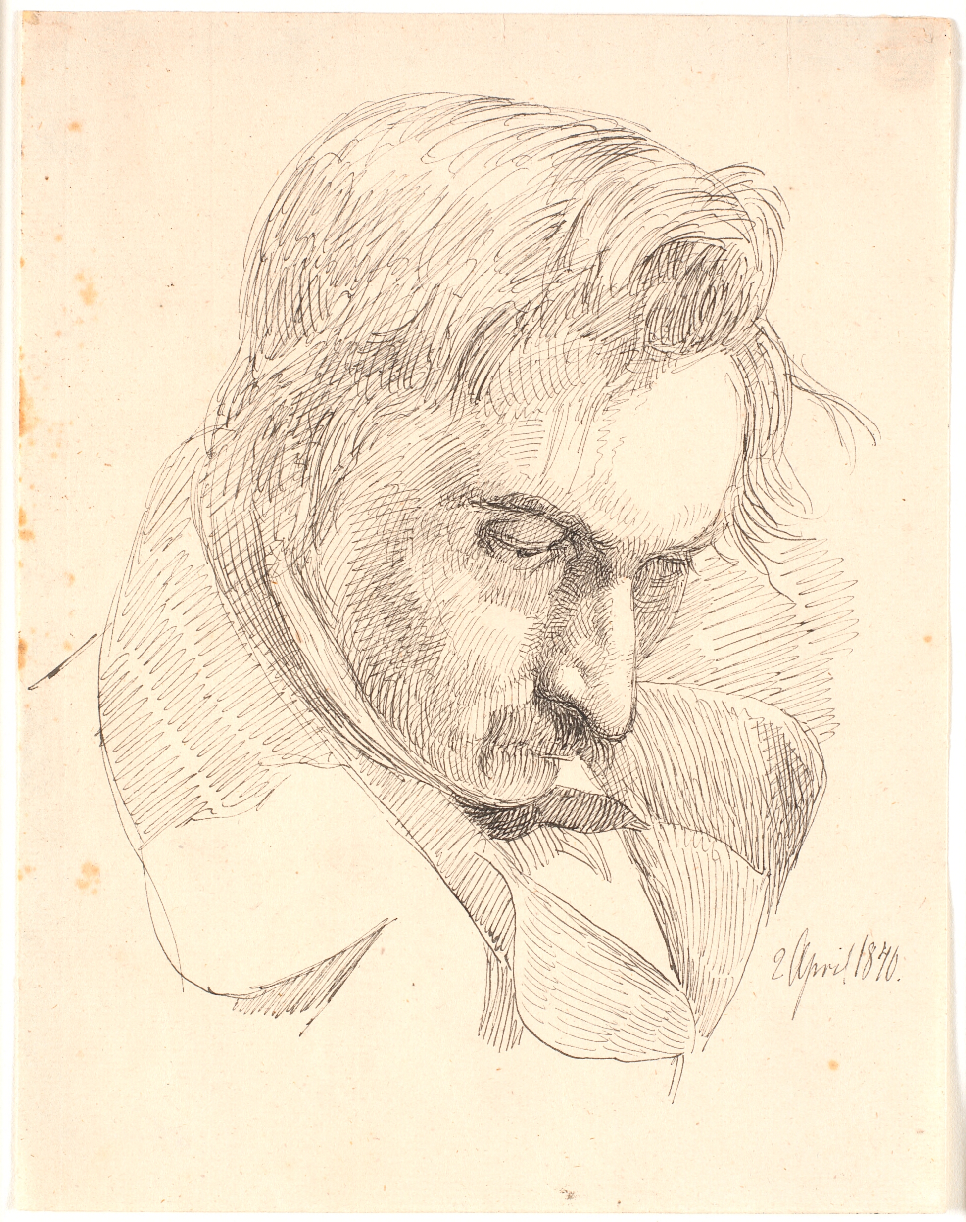 Portræt af en af kunstnerens brødre