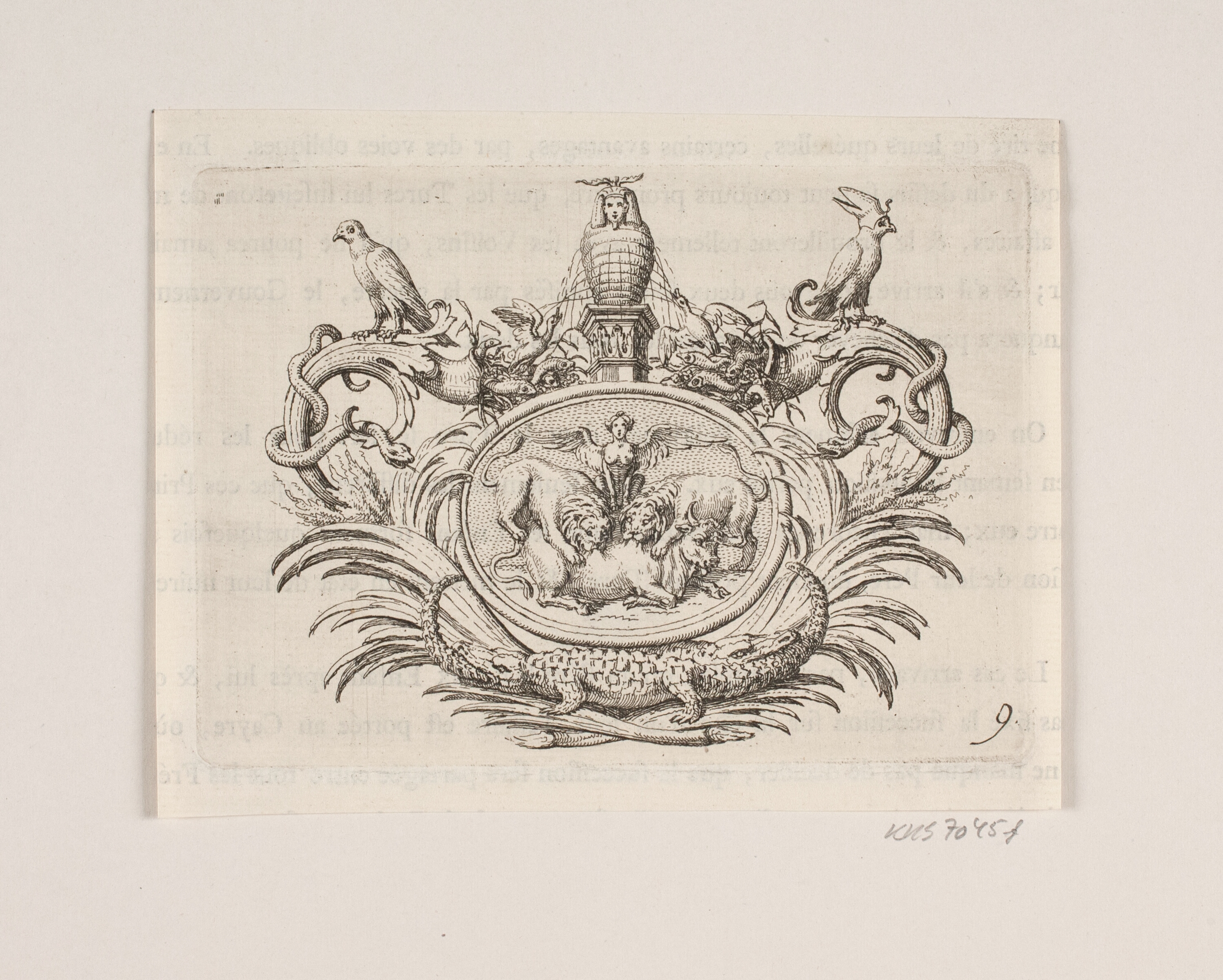 Vignet til Frederik Lodvig Norden, "Voyage d'Egypte et de Nubie", København 1755