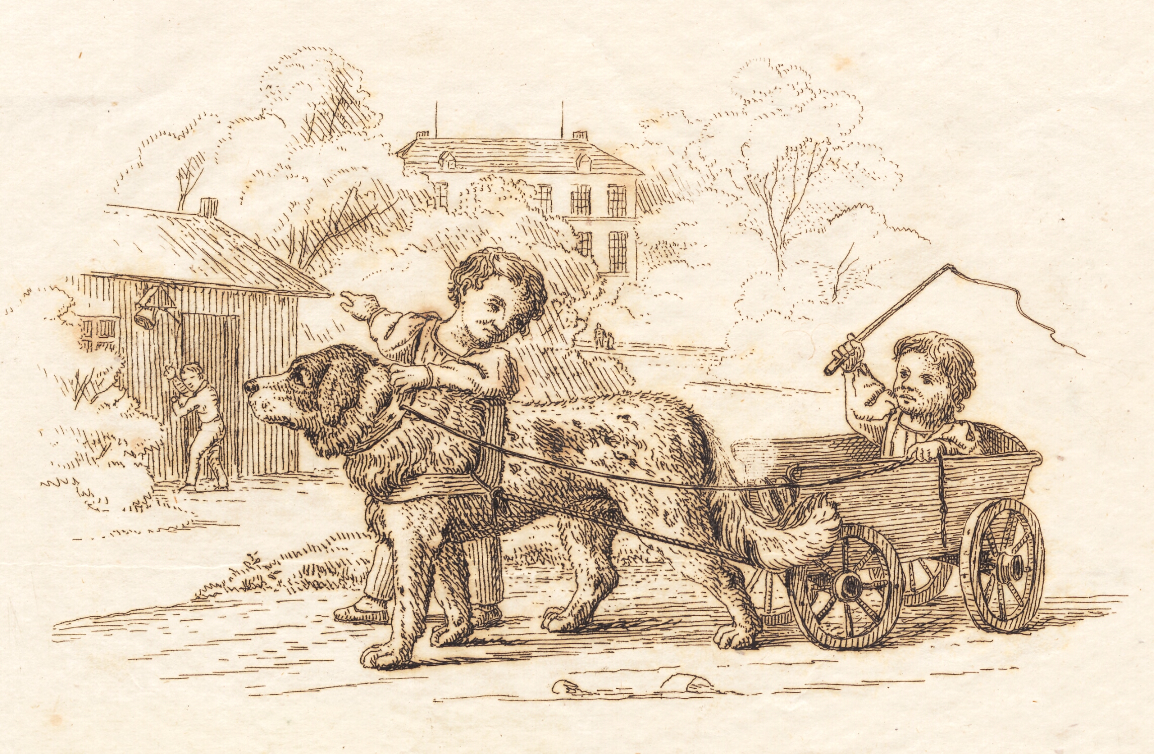 Illustration til "Halvhundrede Fabler for Børn" af Hey