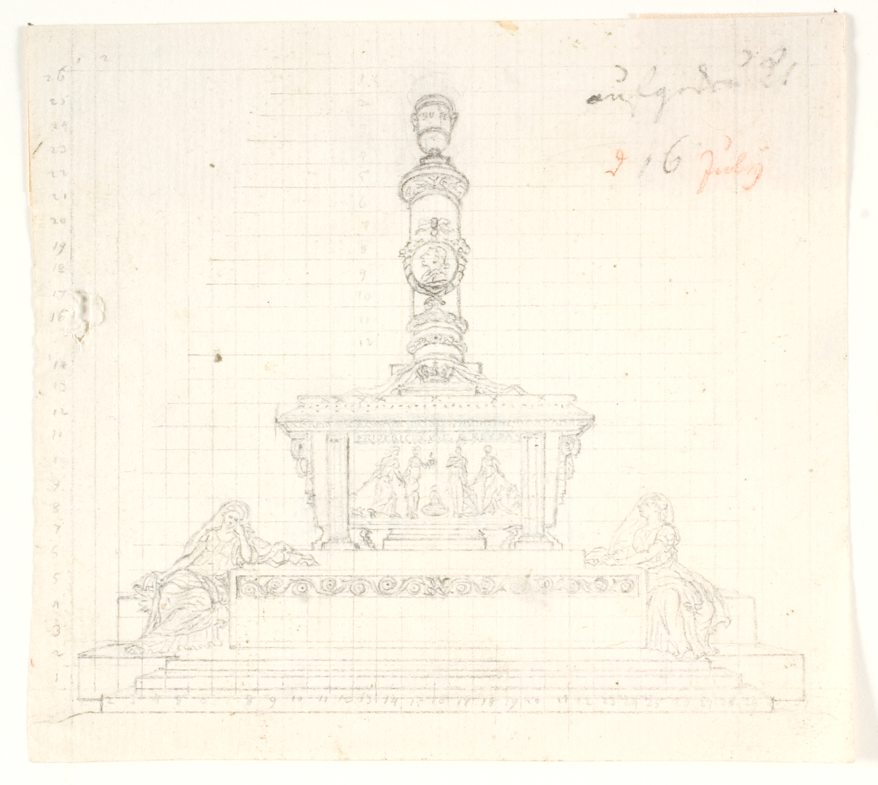 Frederik den Vs monument i Roskilde