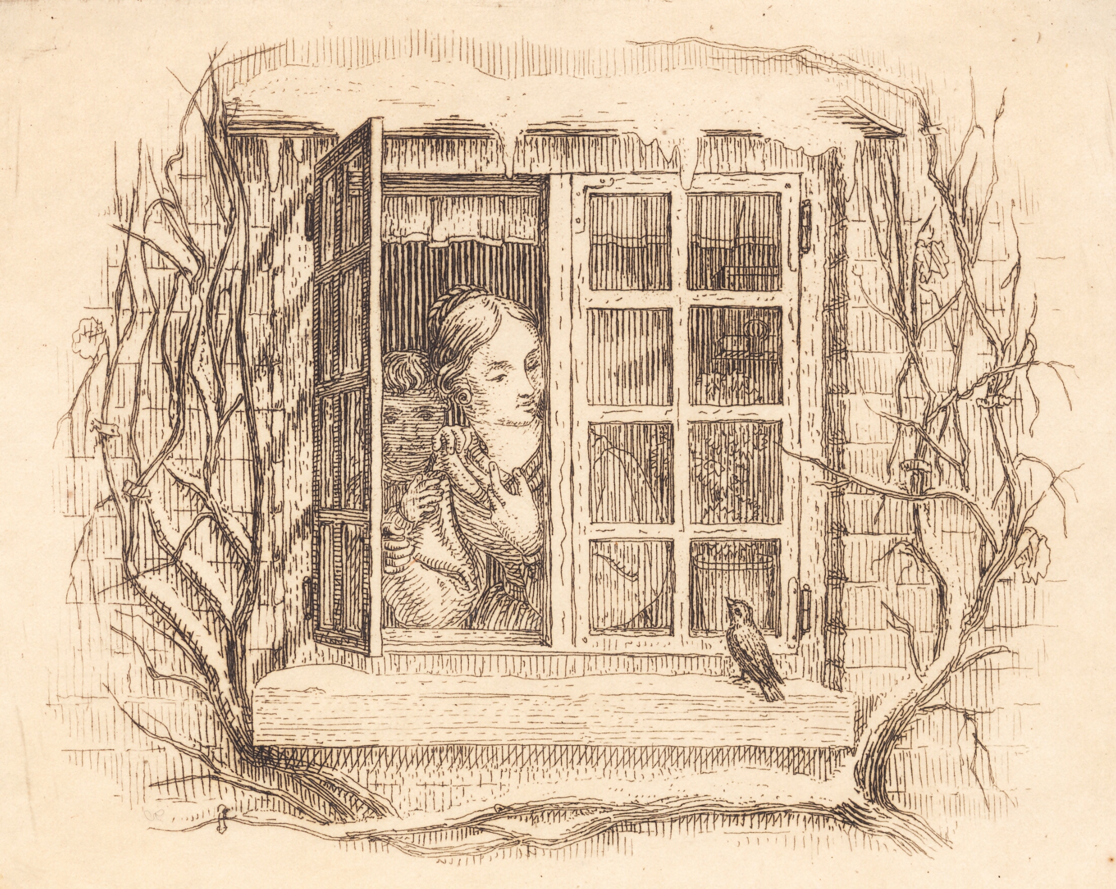 Illustration til "Halvhundrede Fabler for Børn" af Hey