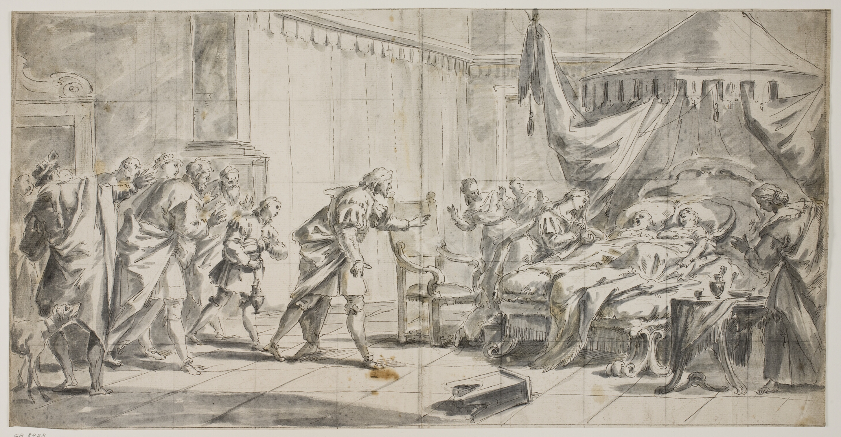 Et sengeliggende par, andre haster dertil