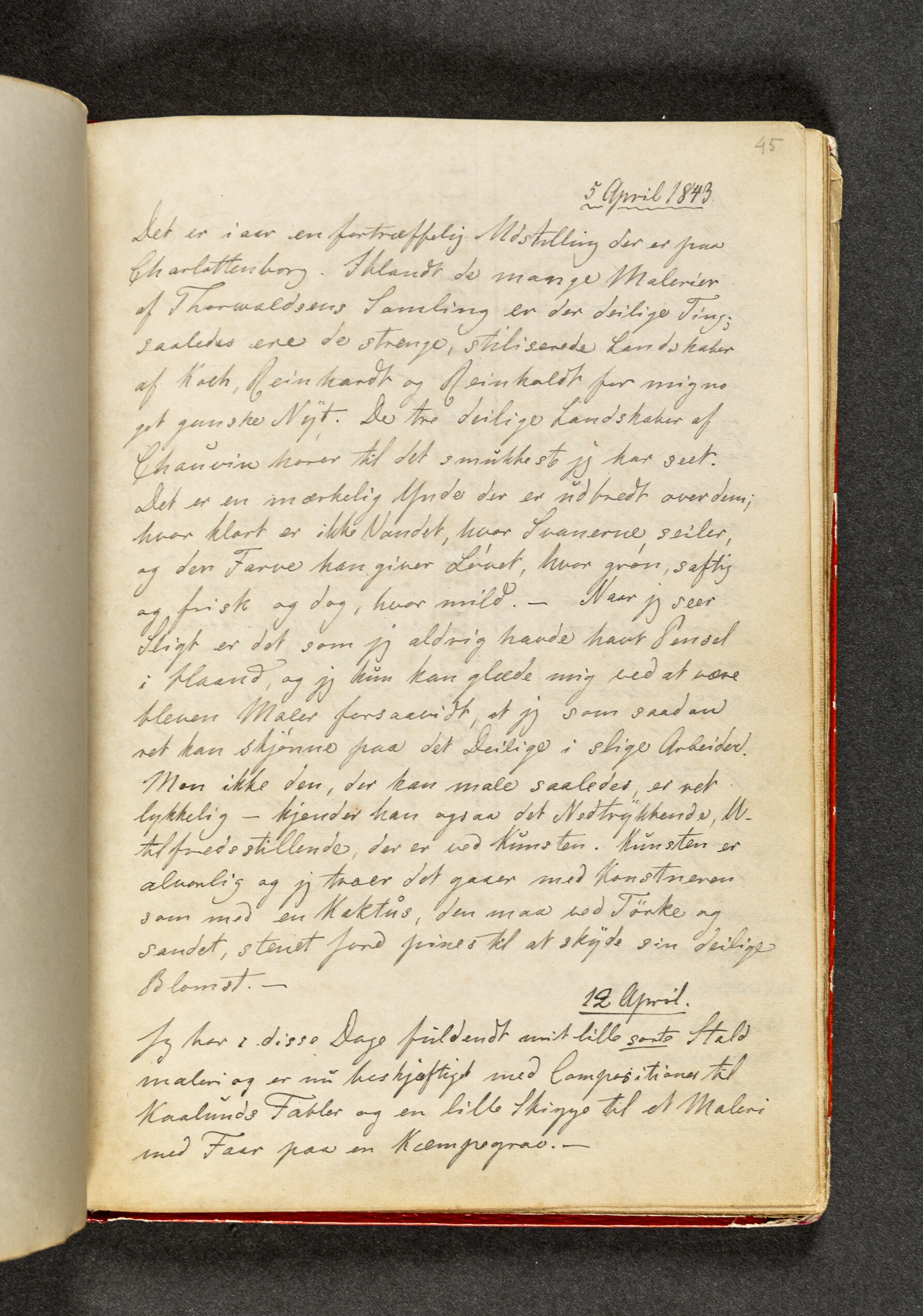 Dagbog. Side 45