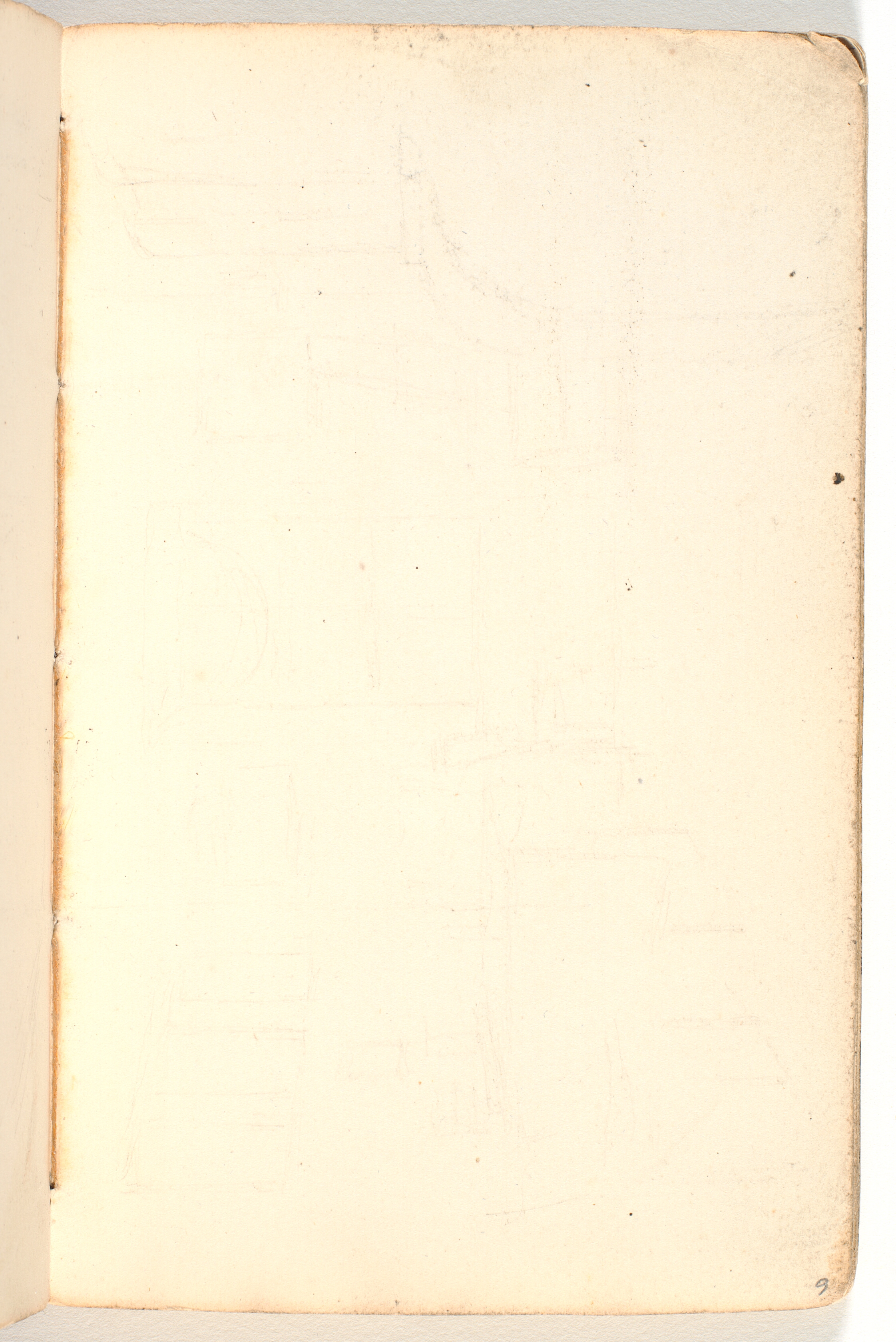 Meget svagt rids af interiør