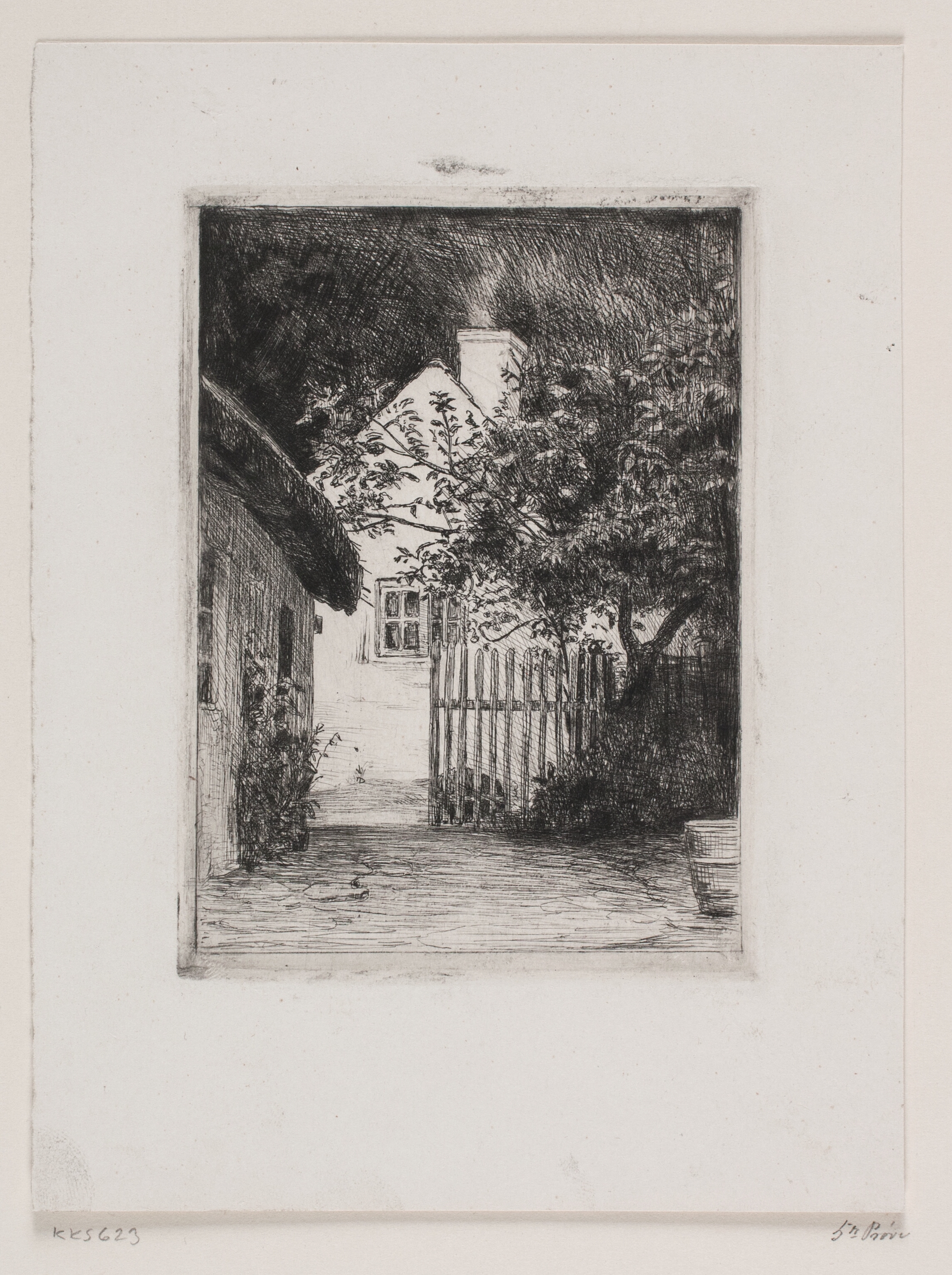 De to huse og frugttræet