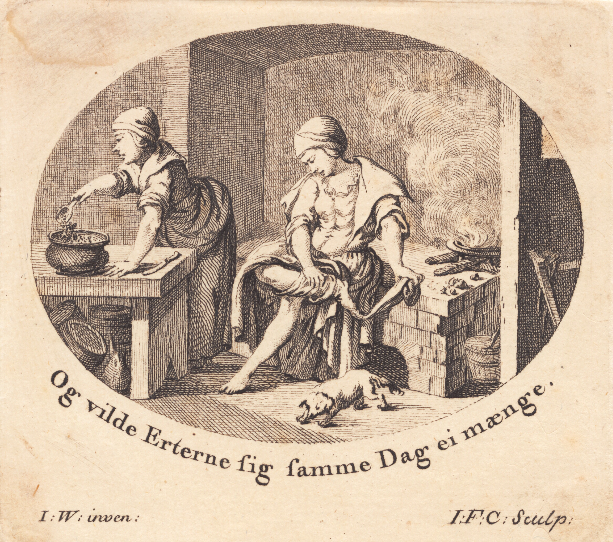 Dorothea i køkkenet