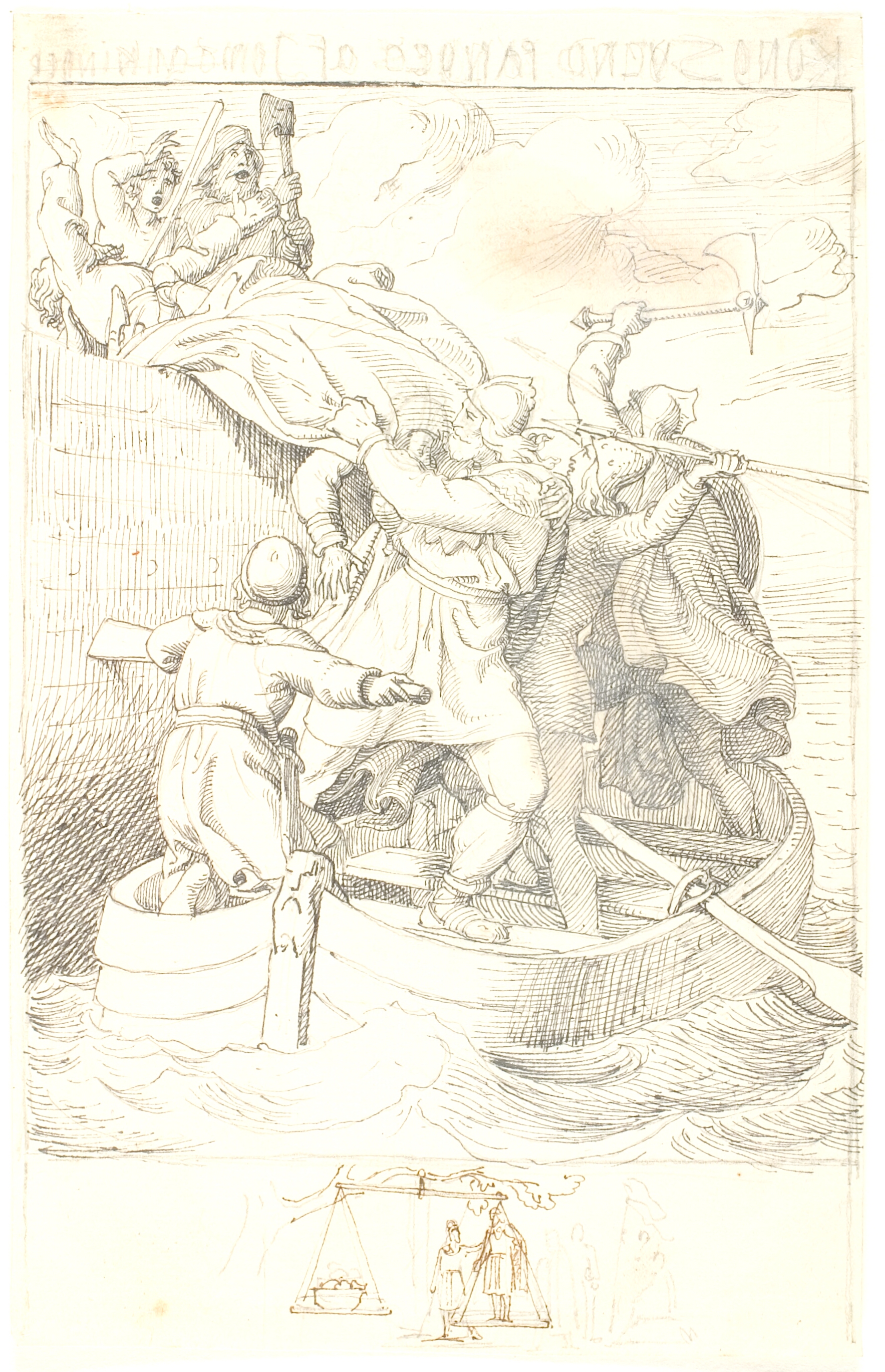 Kong Svend fanges af Jomsvikinger