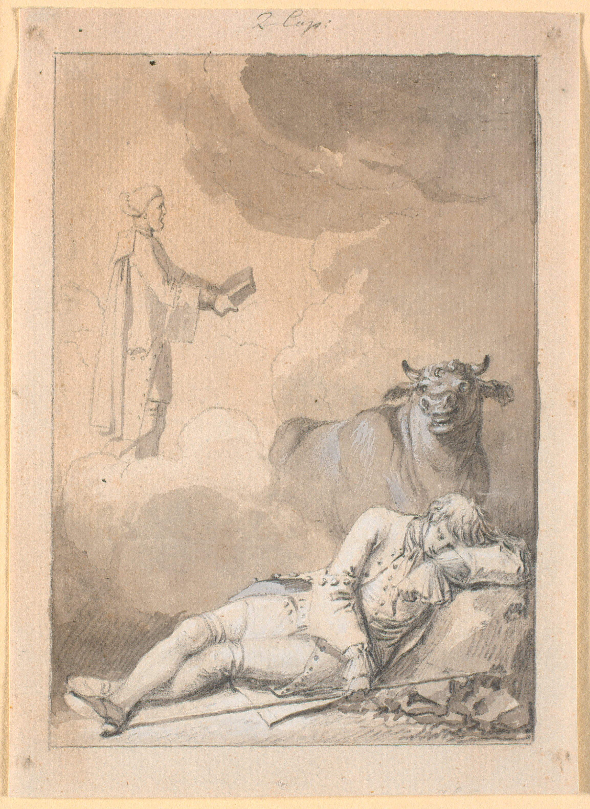 Niels Klim hører i drømme degnen i Fane kirke