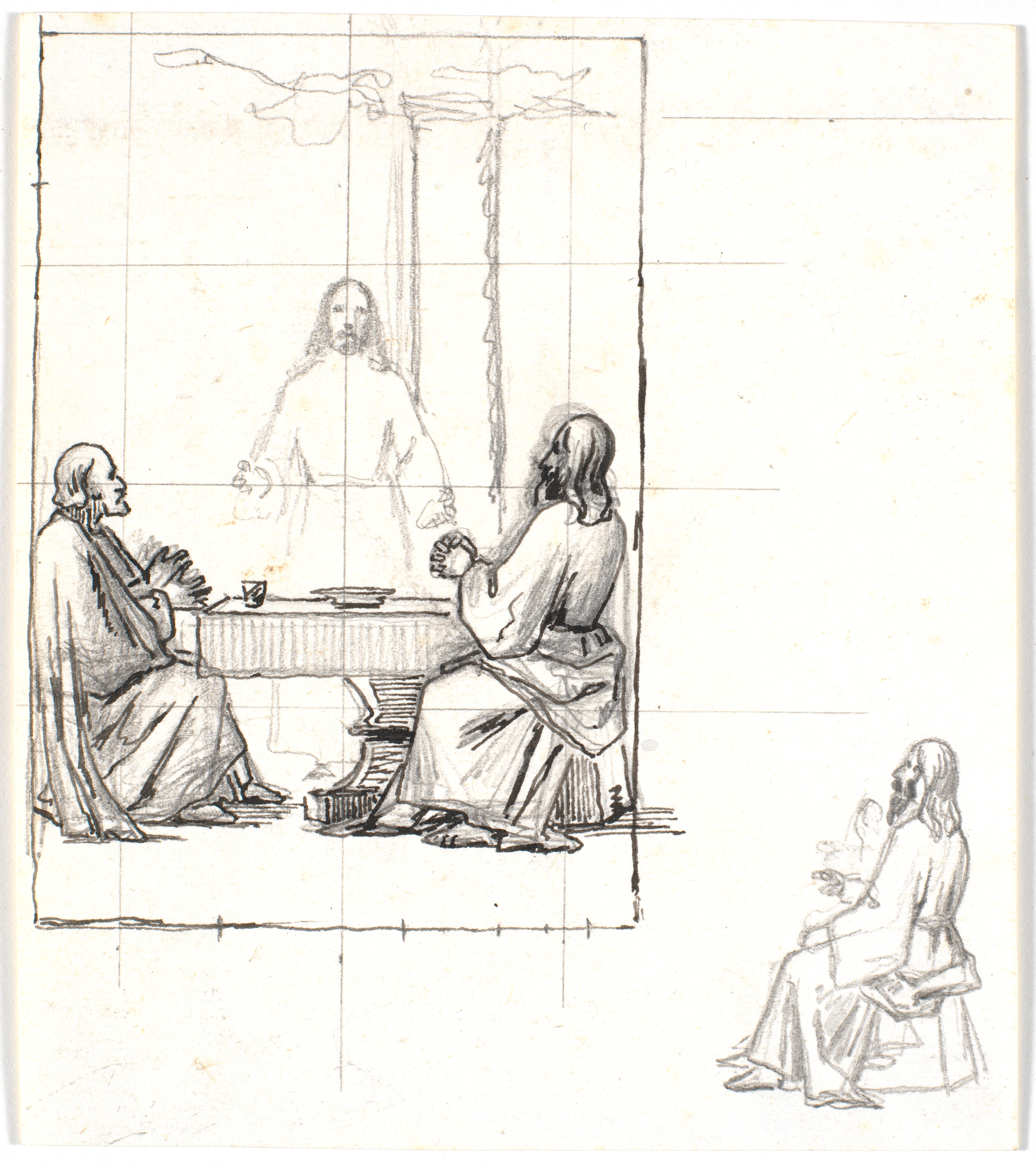 Kristus og de to disciple i Emmaus