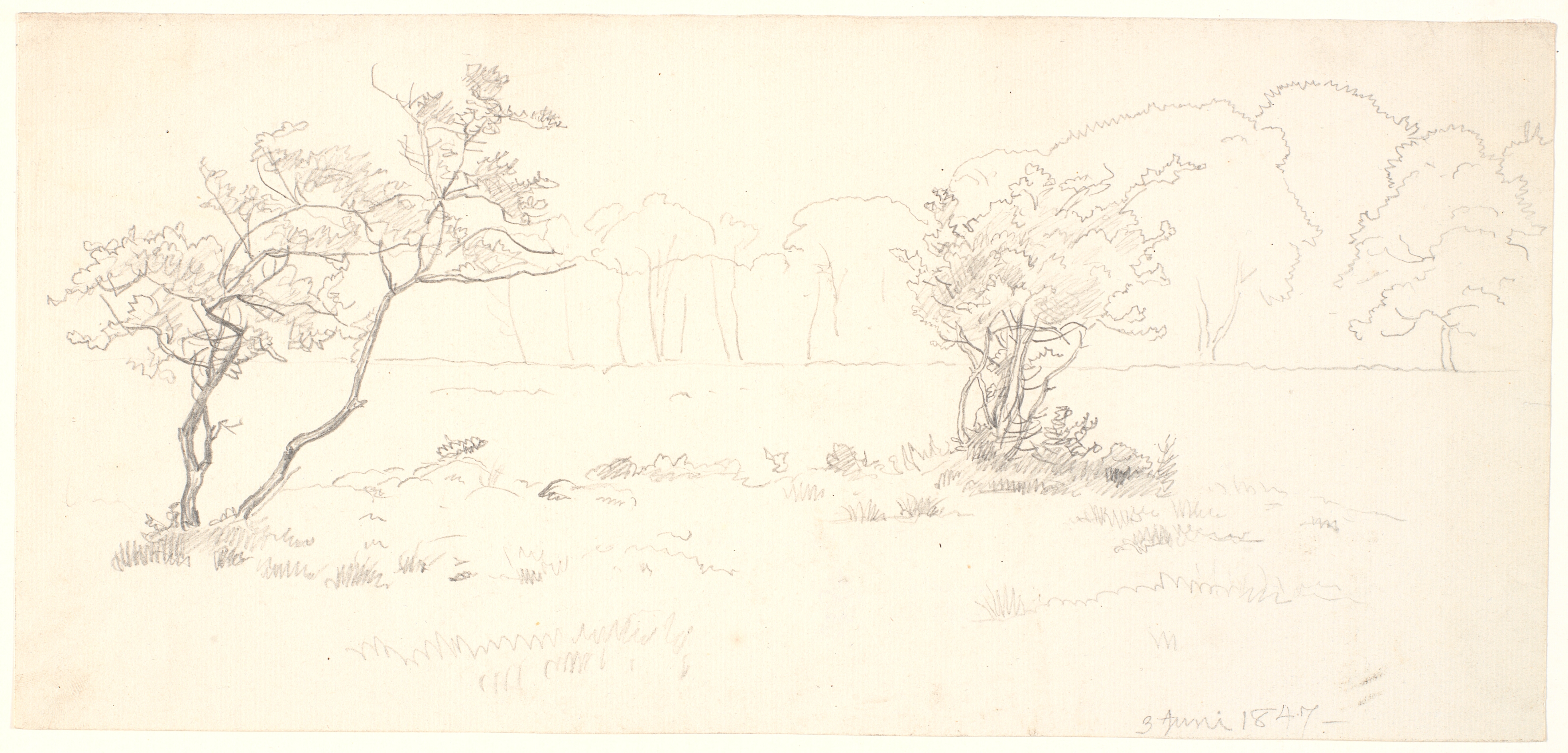 Fra Eremitagesletten i Dyrehaven.