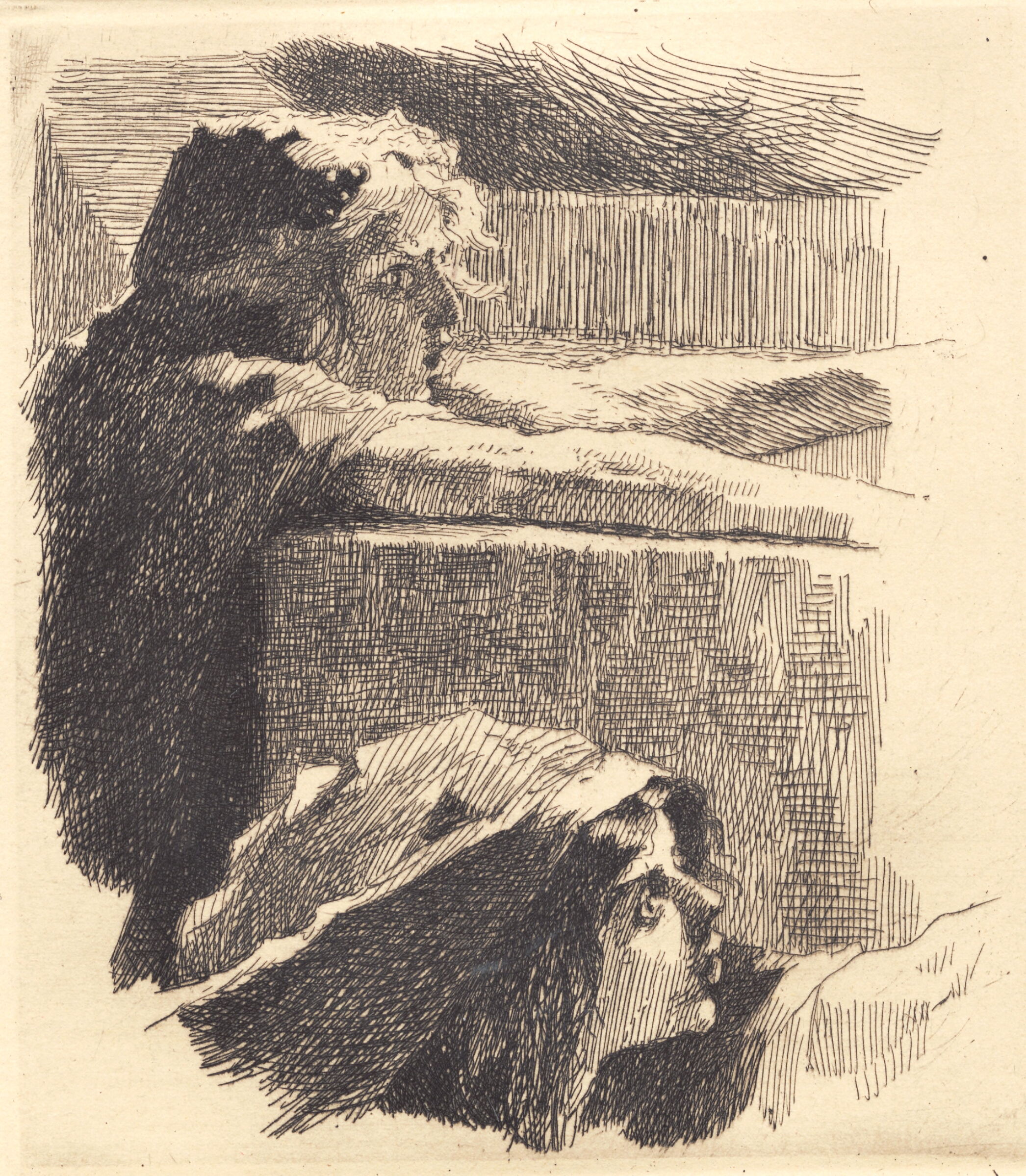 Prøveplade: Brudstykke af "de dårlige jomfruer"