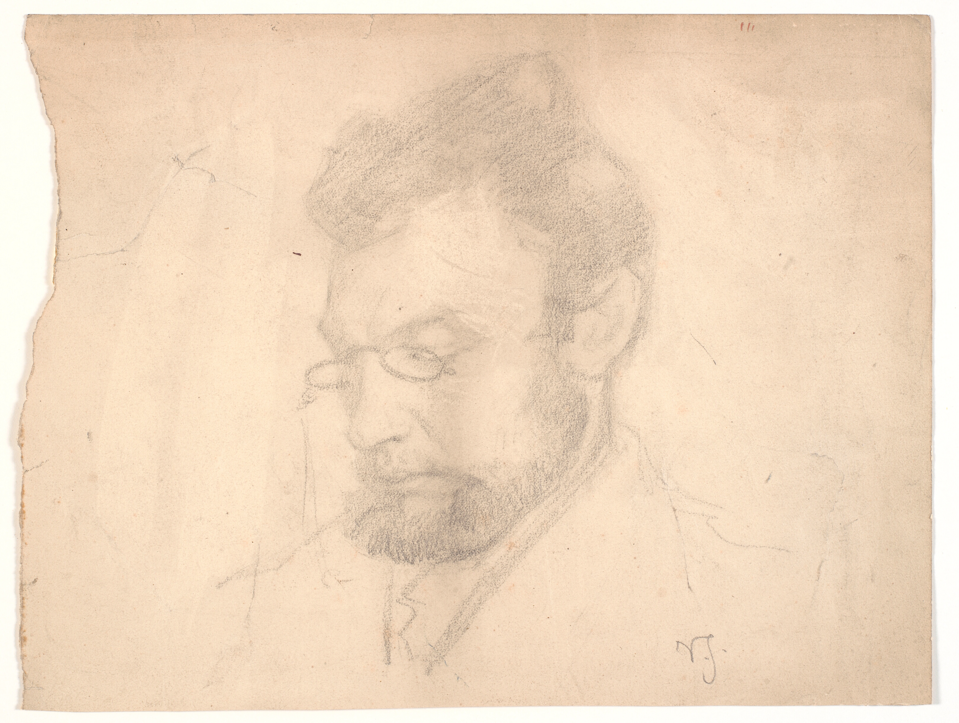 Portræt af senere museumsdirektør Karl Madsen