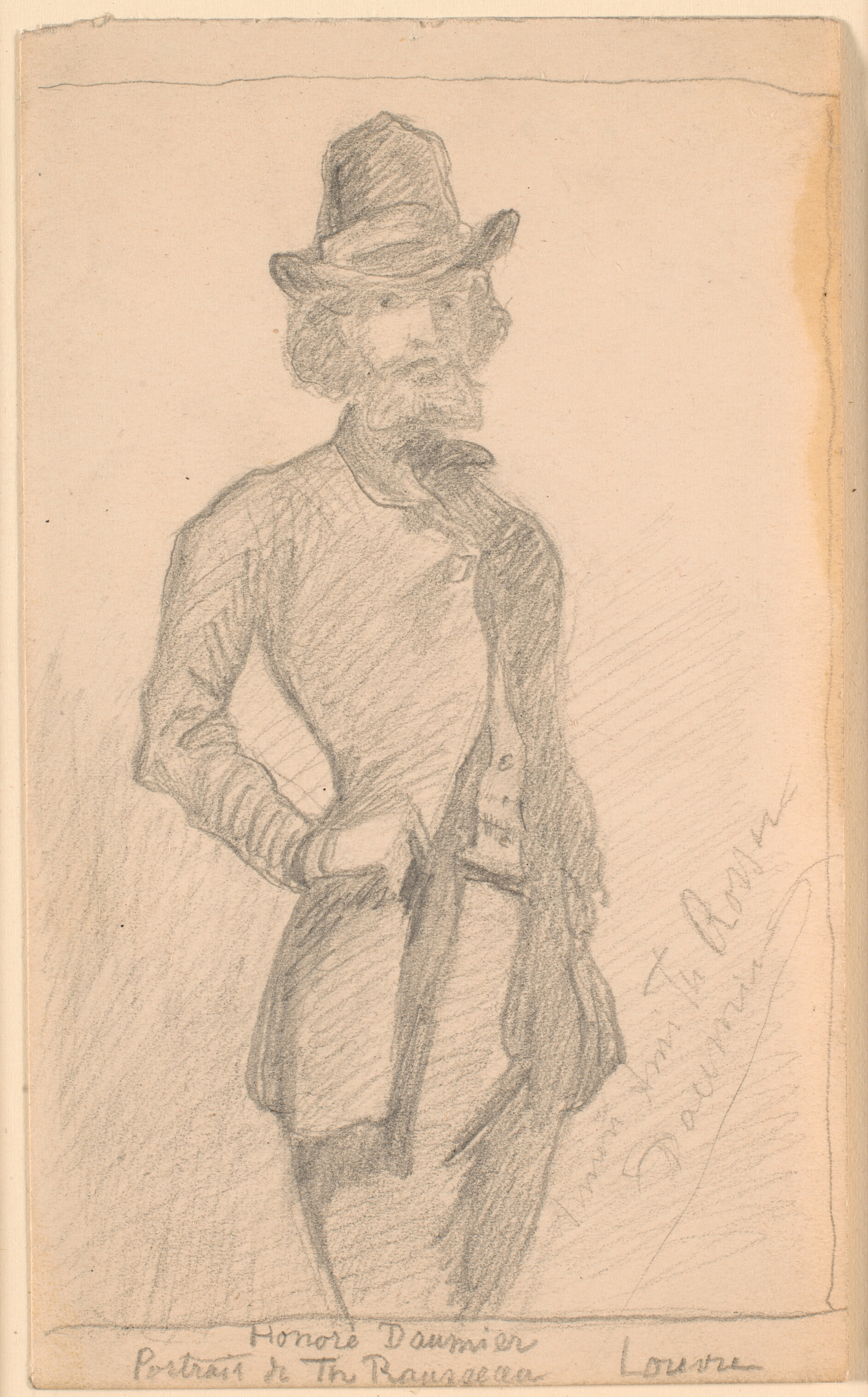 Kopi af H. Daumiers maleri af Th. Rousseau i Louvre