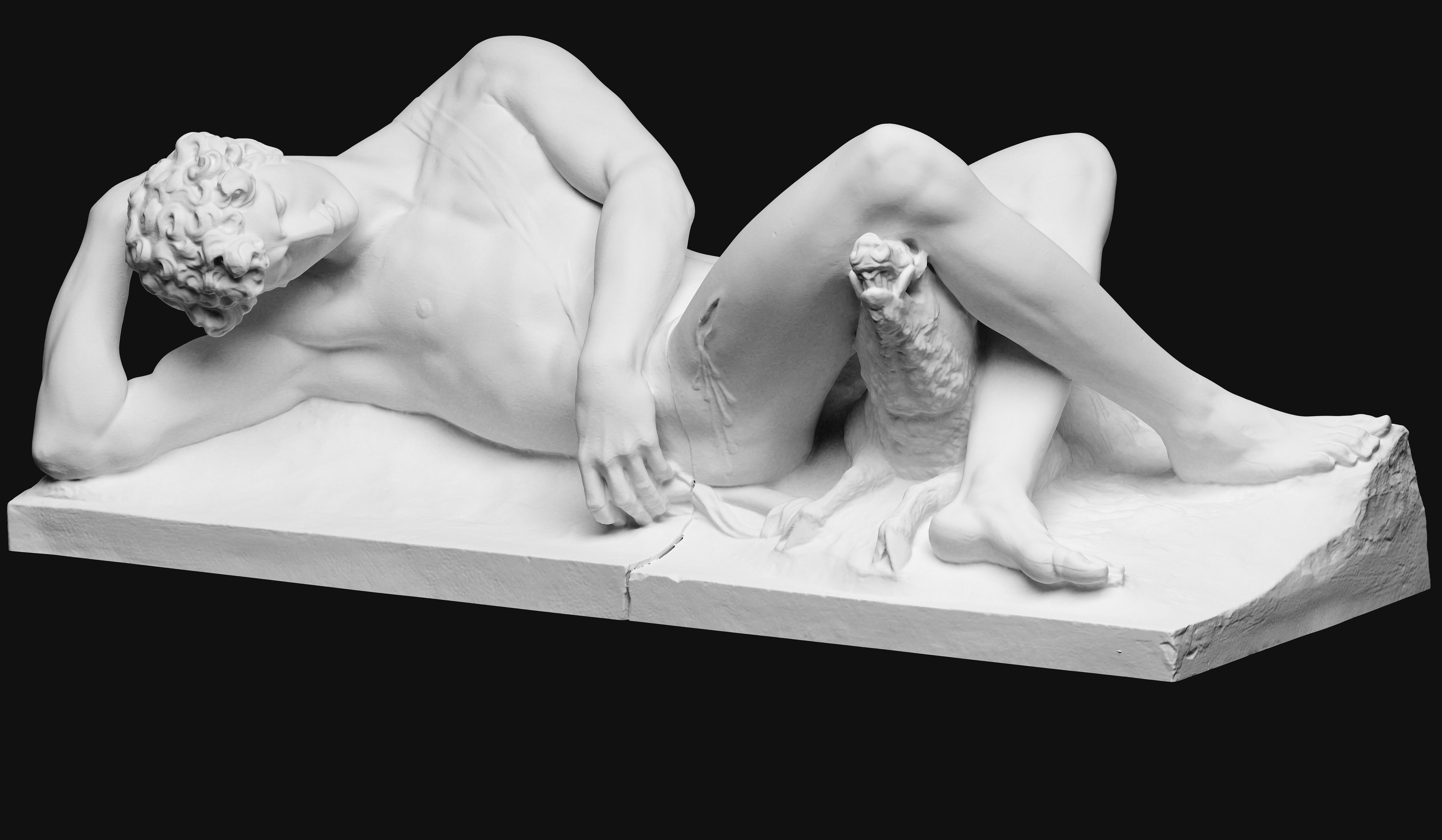 Liggende, døende Adonis