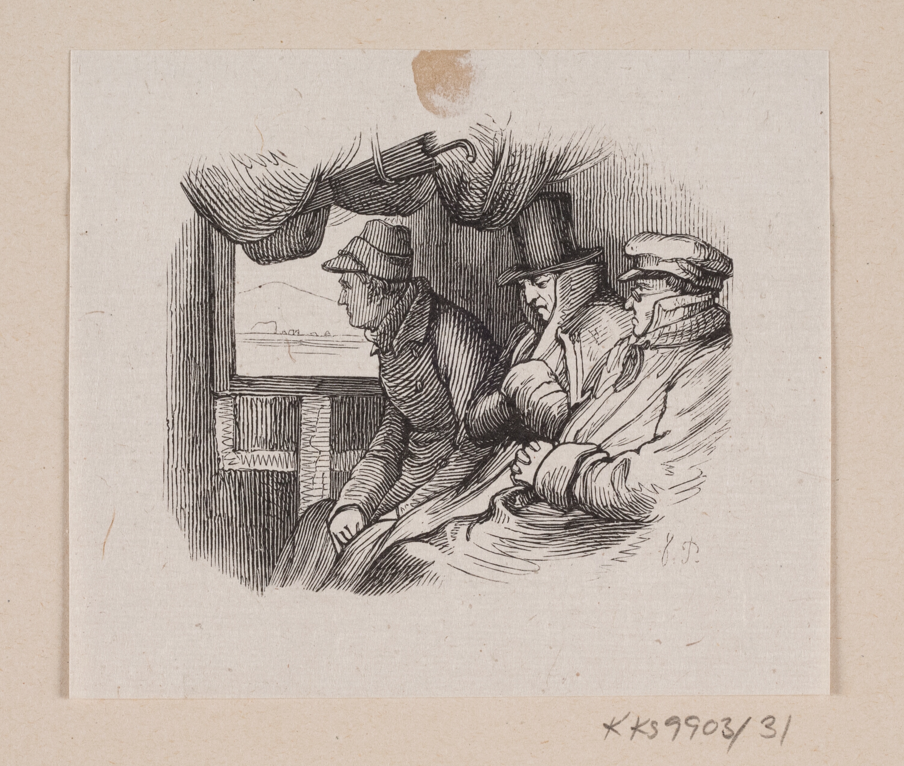 Illustration til "Lykkens Kalosker" i H.C. Andersen, "Eventyr og Historier", Bind 1