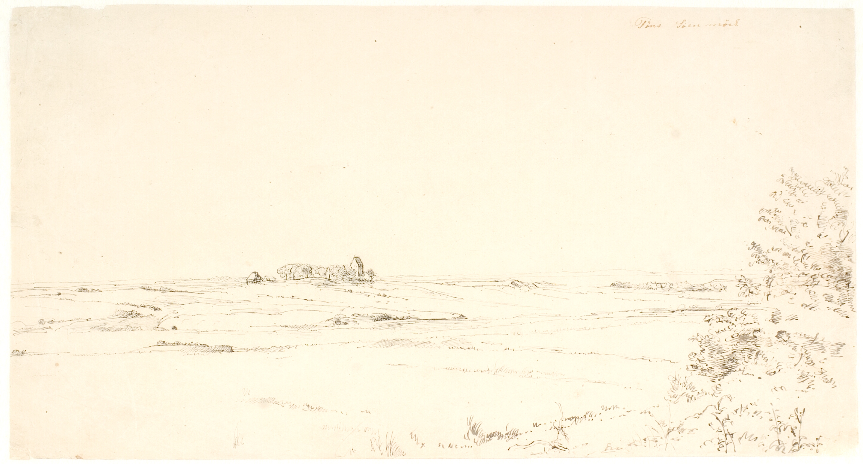 Landskab ved Føns på Nordvestfyn