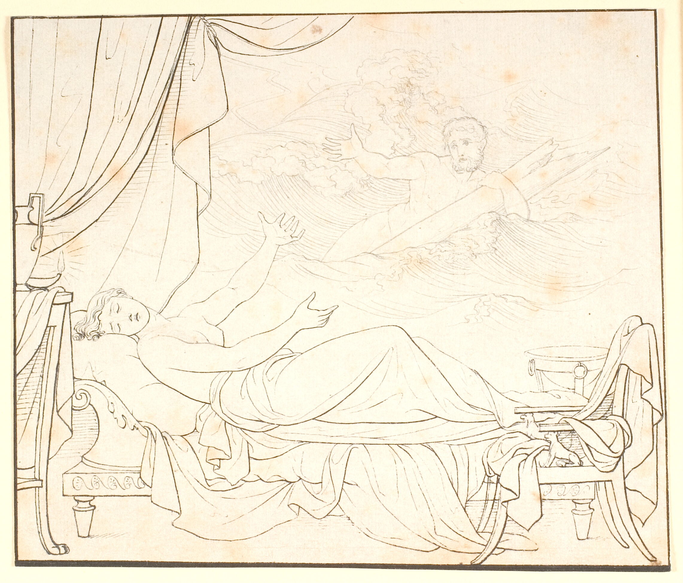 Alcyone drømmende om sin mands skibbrud