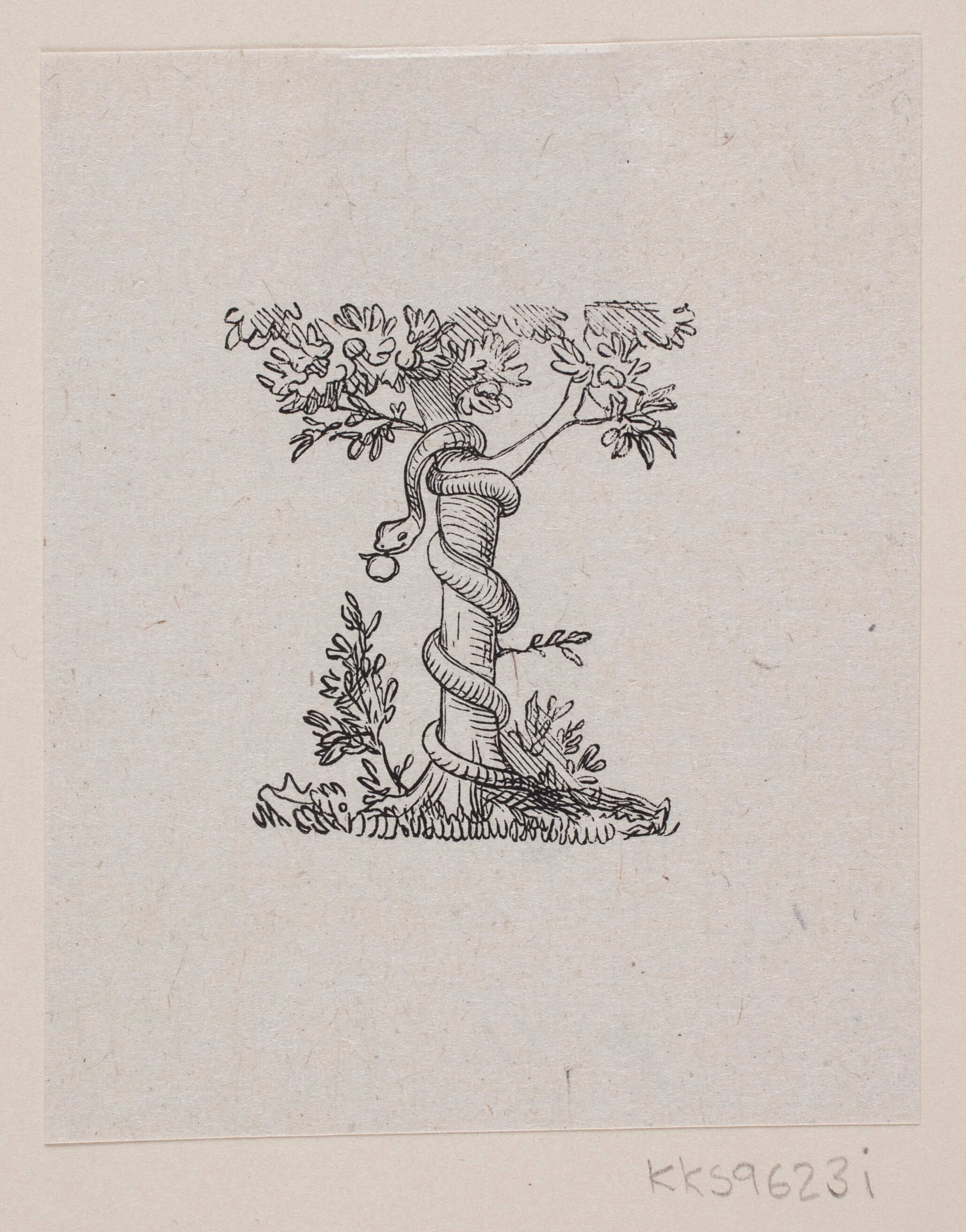 Slutningsvignet til Frederik Paludan-Müller, "Lucifers fald"