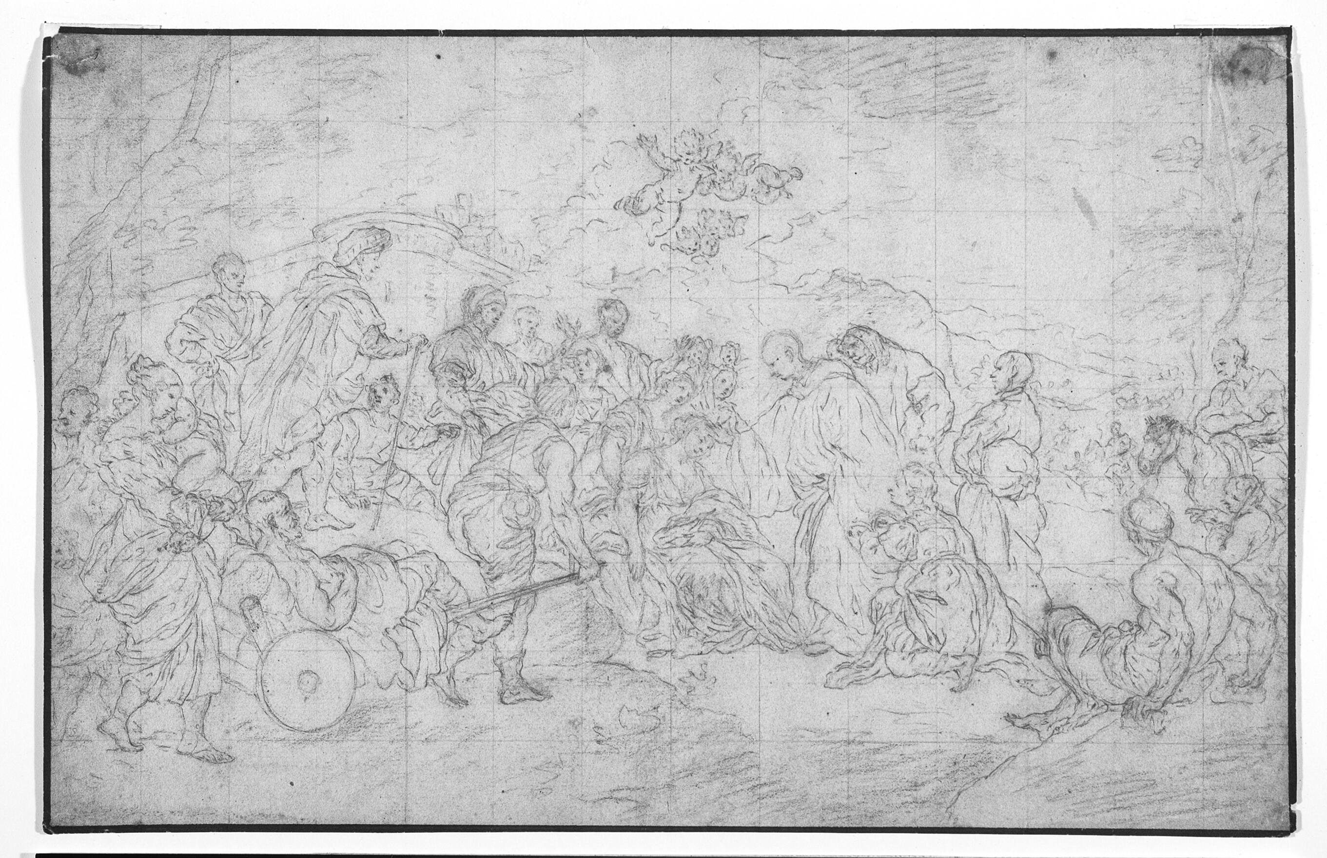 Sankt Mauritius helbreder de syge i Frankrig