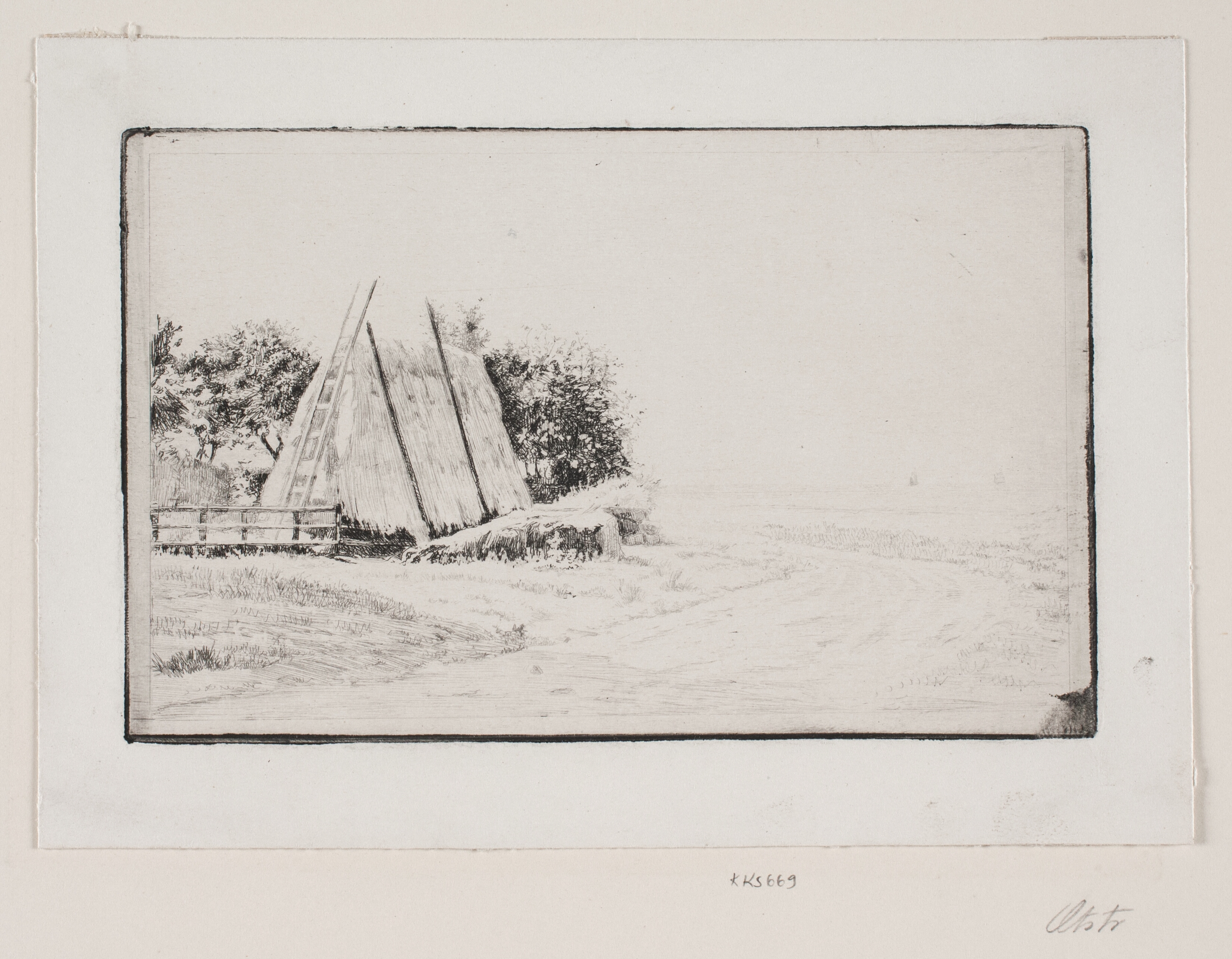 Landskabet med Høstakken