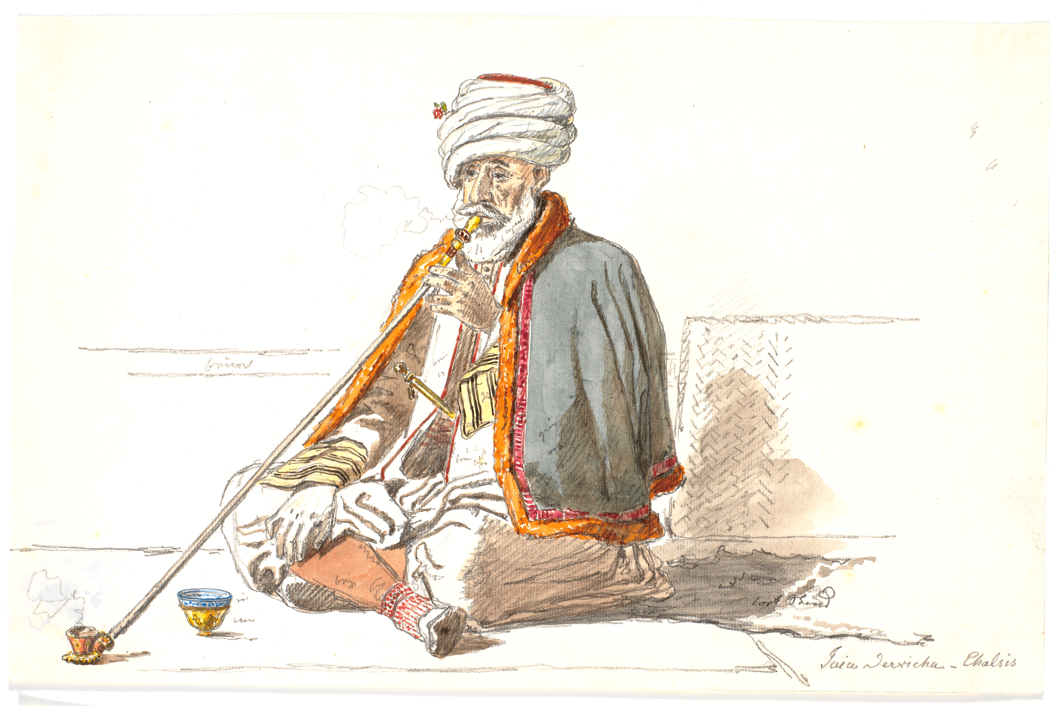 En tyrkisk opiumsryger (Jaia Dervicha) i Chalkis