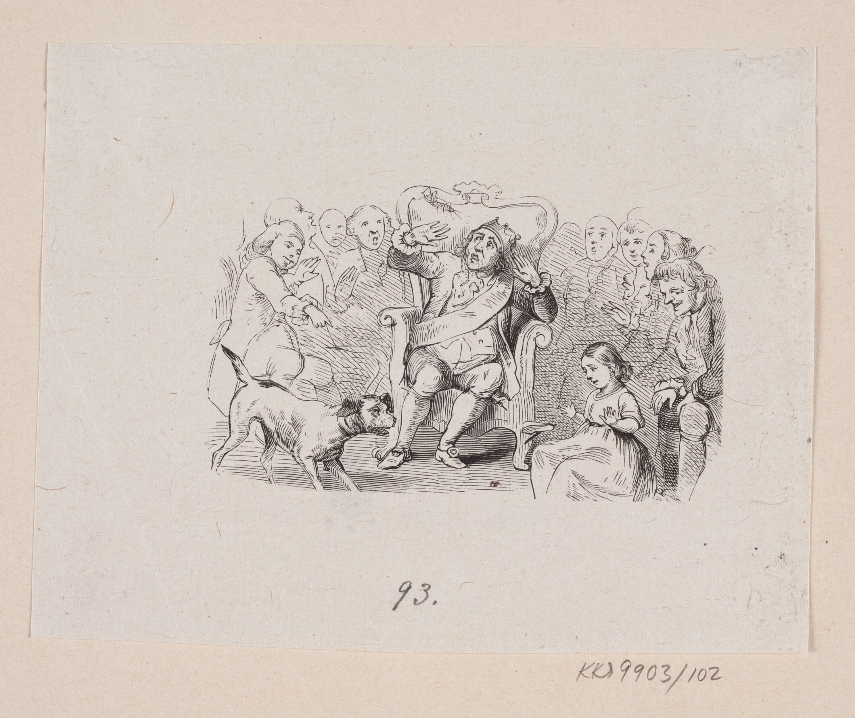 Illustration til "Springfyren" i H.C. Andersen, "Eventyr og Historier", Bind 2