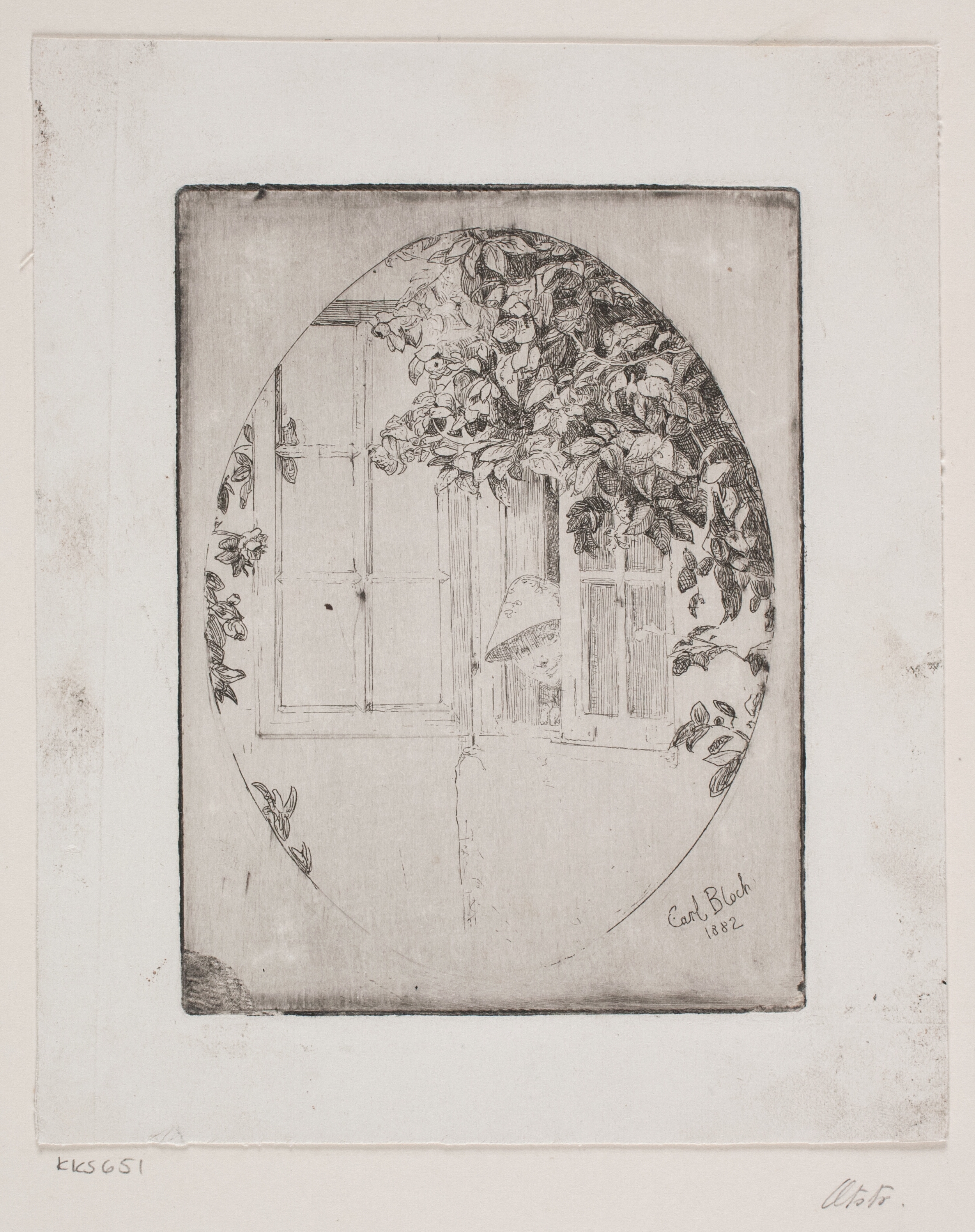 Den lille pige i det åbne vindue