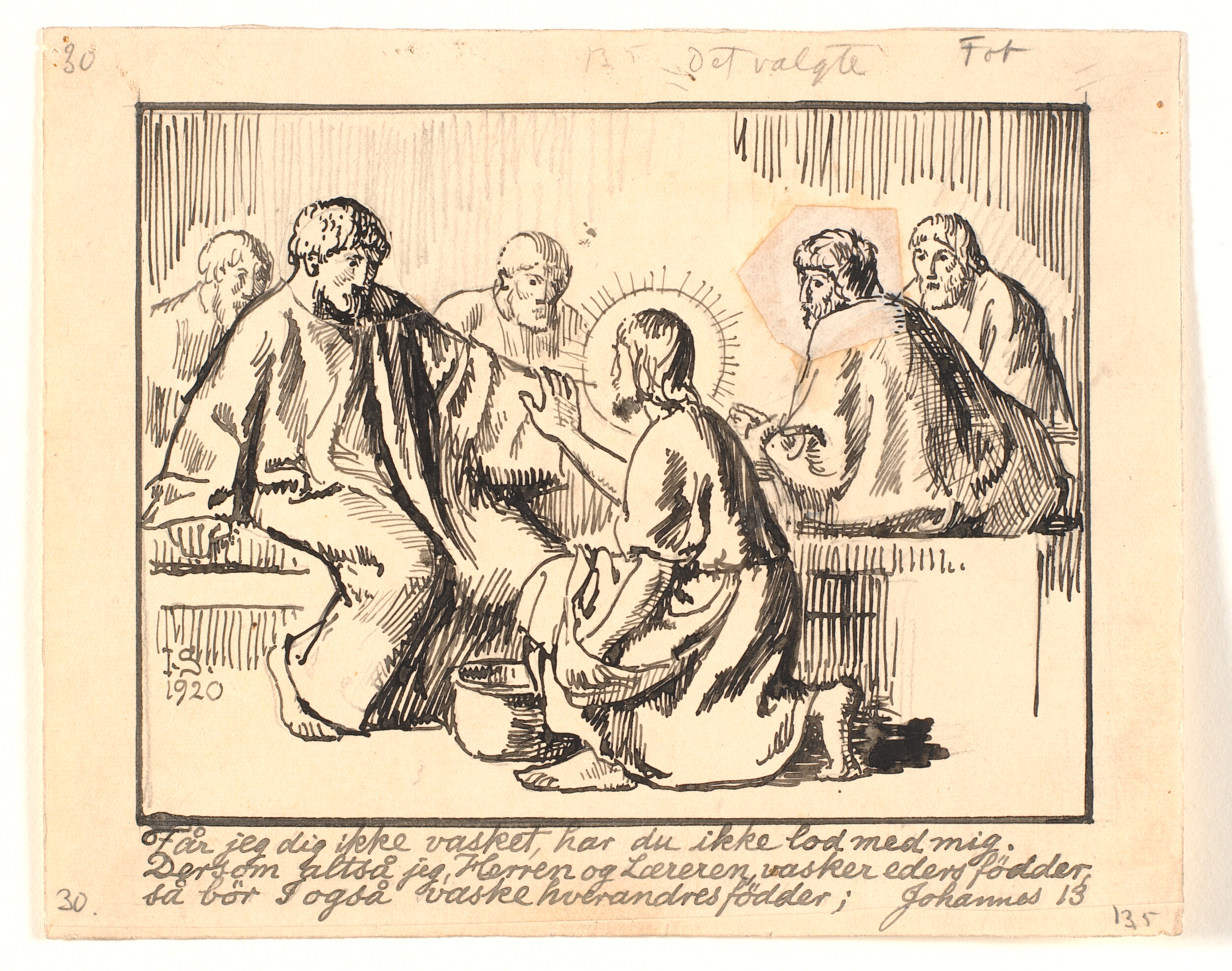 Kristus vasker Peters fødder