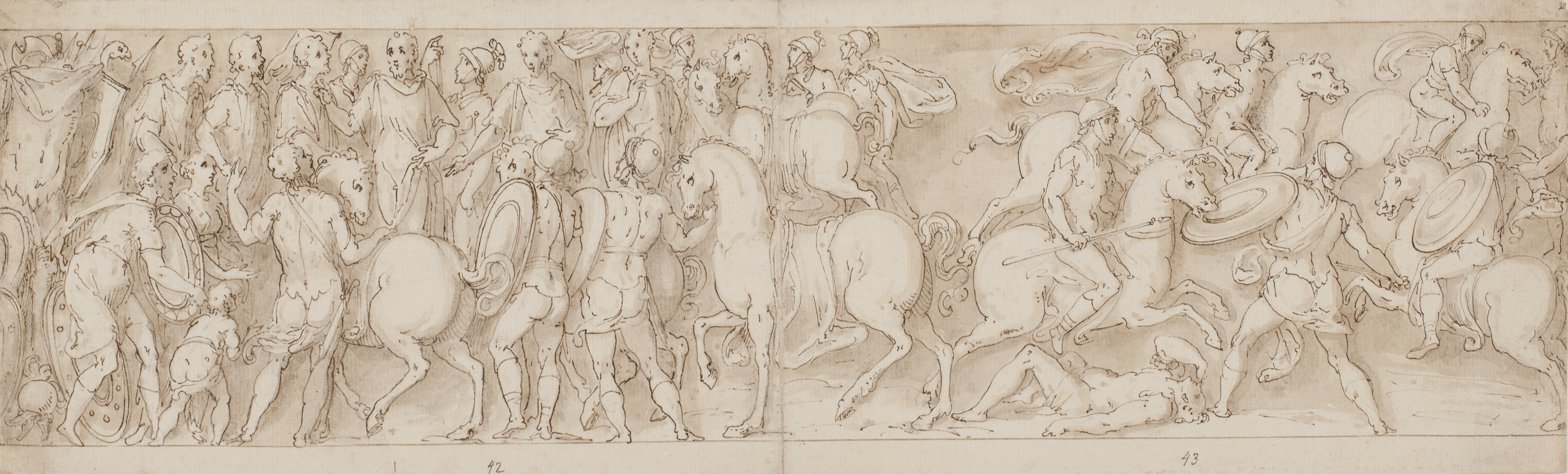 Sarmaterne underkaster sig kejseren; romerne angriber barbarer