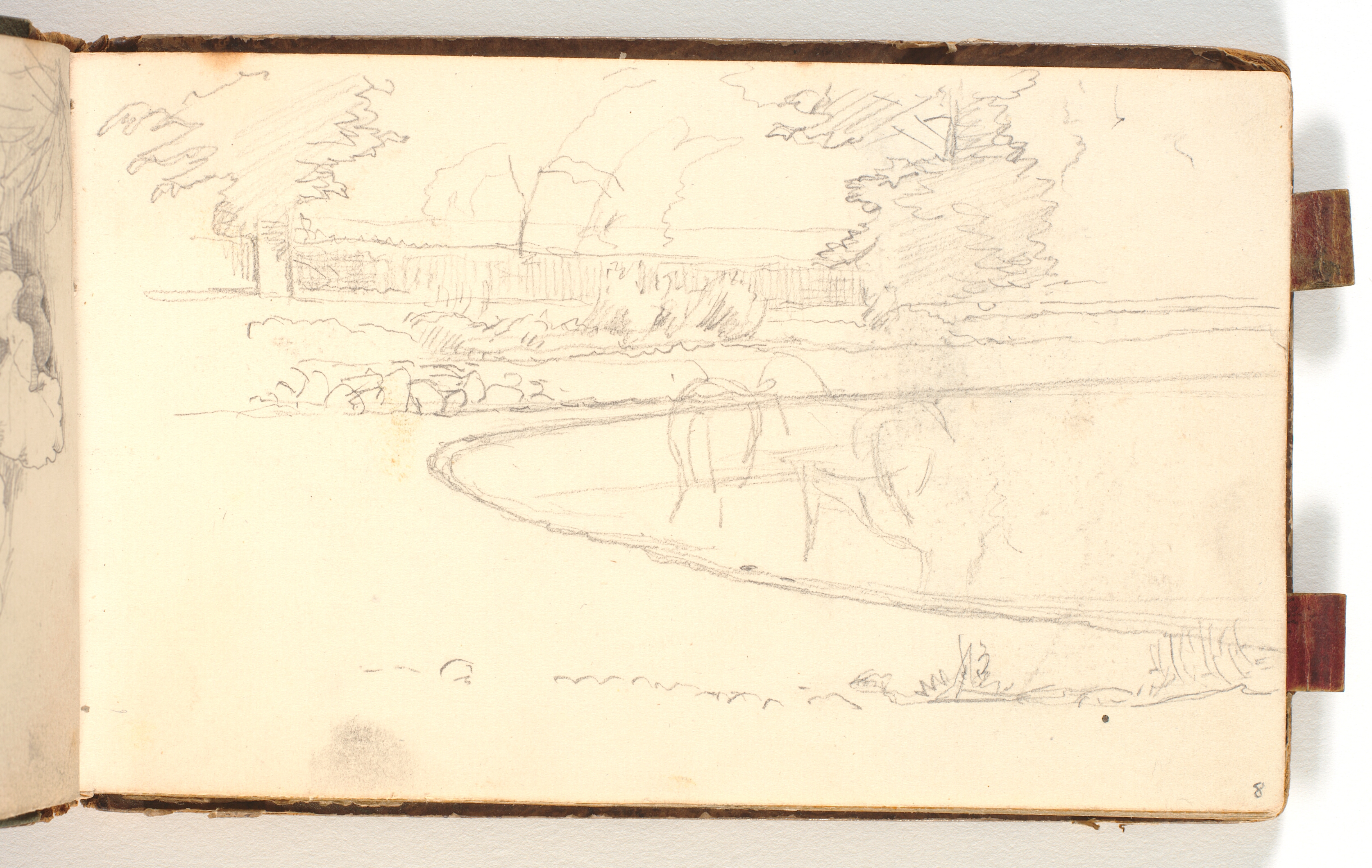 Forstudie til "Dammen ved Vognserup"