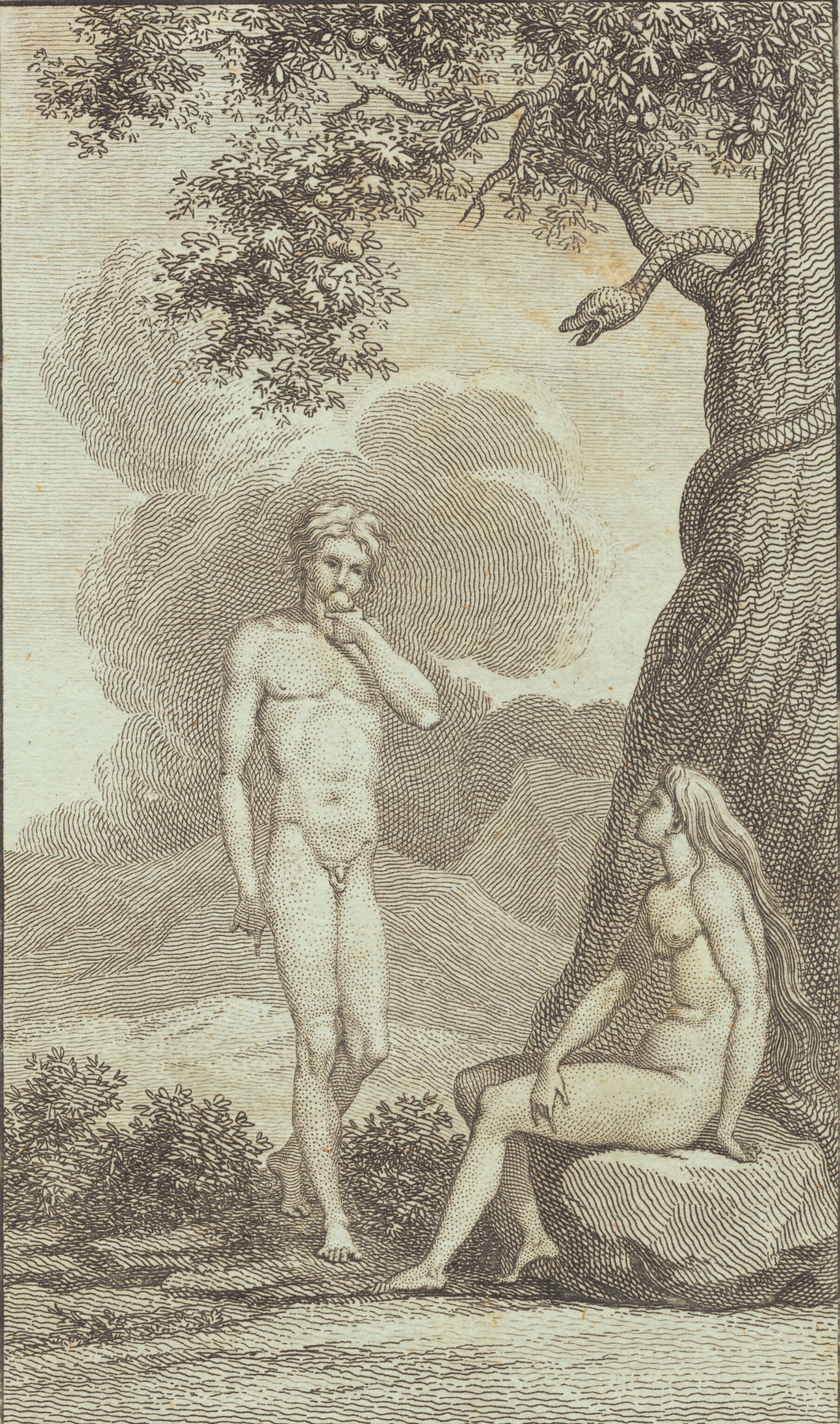 Illustration til Ewalds "Adam og Eva". IV