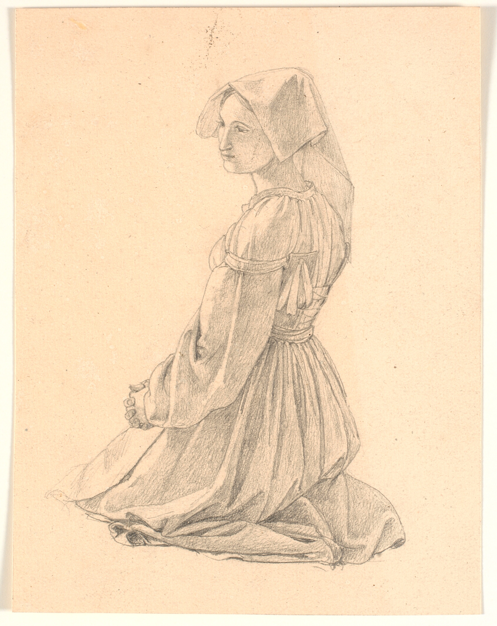 Knælende italienerinde