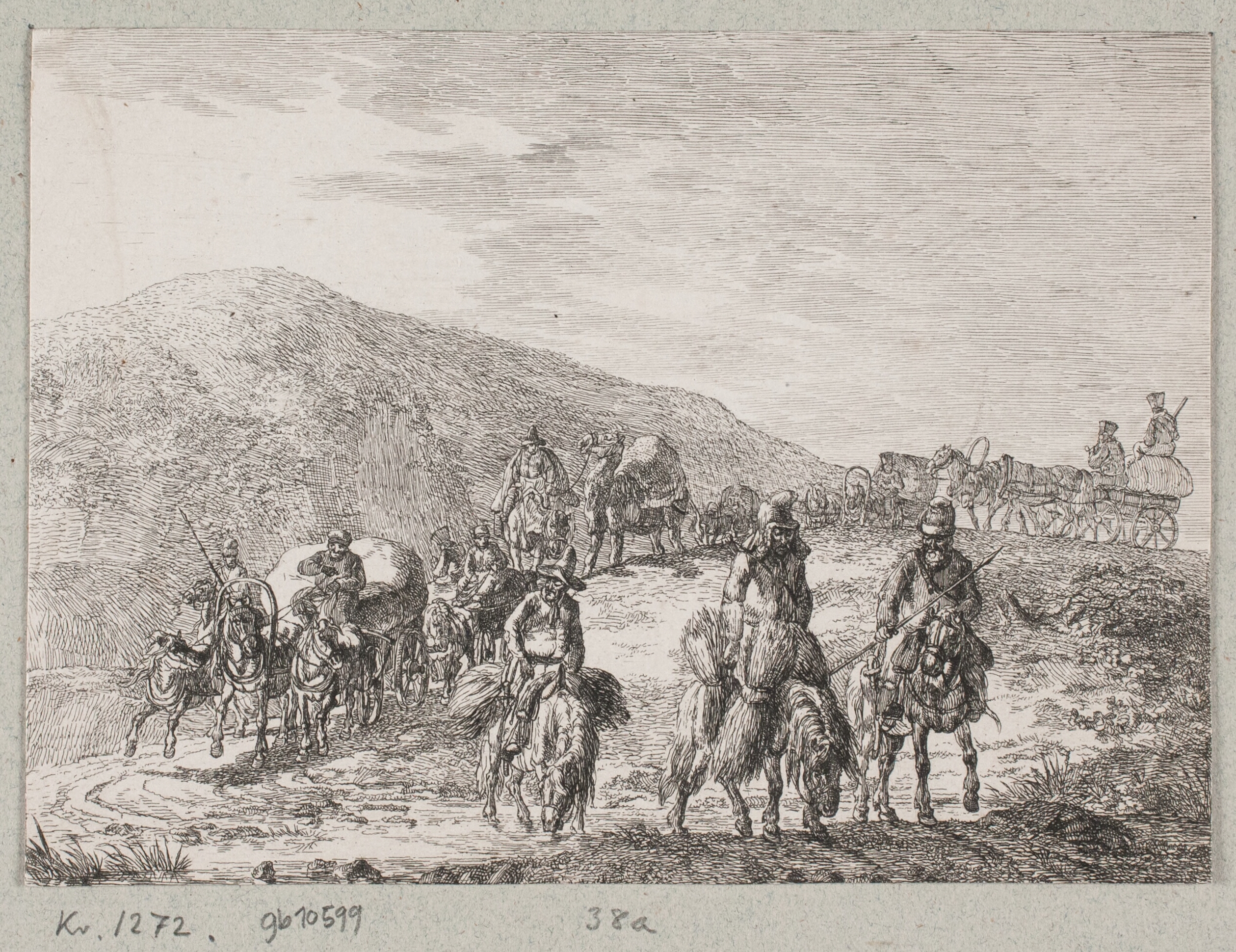 En konvoj med kosakker