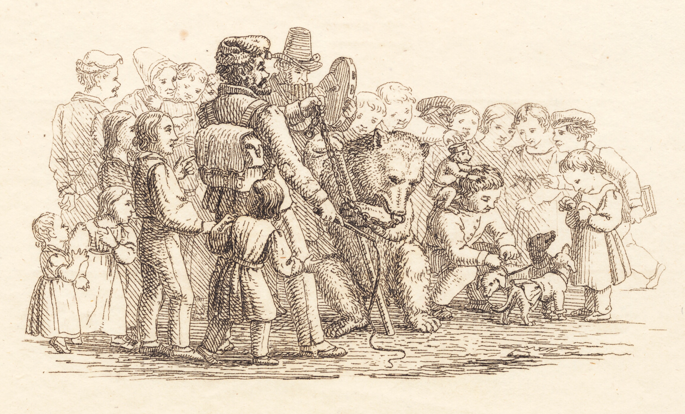 Illustration til "Halvhundrede Fabler for Børn" af Hey