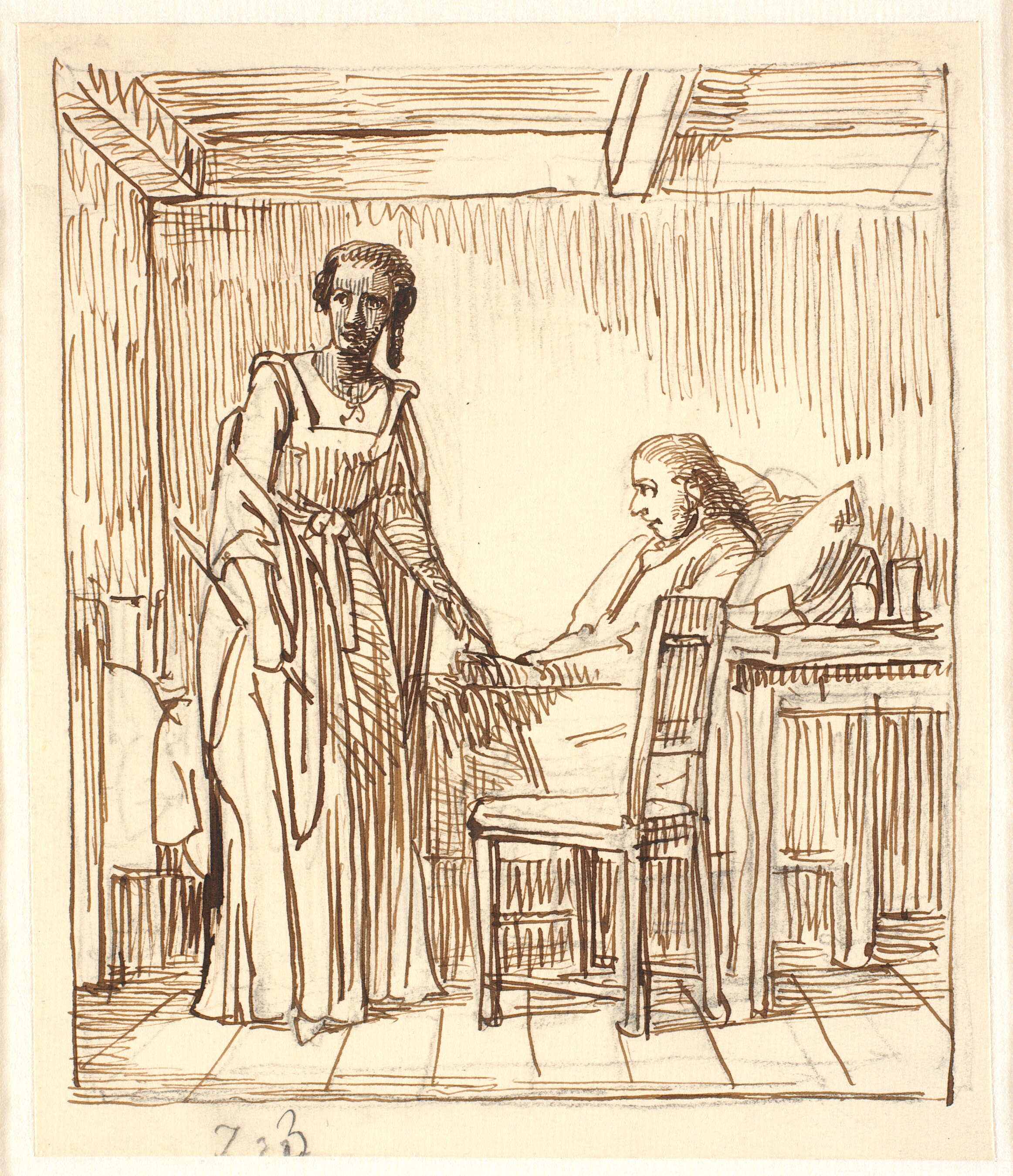 Arendses sidste besøg hos Ewald ved dennes sygeleje