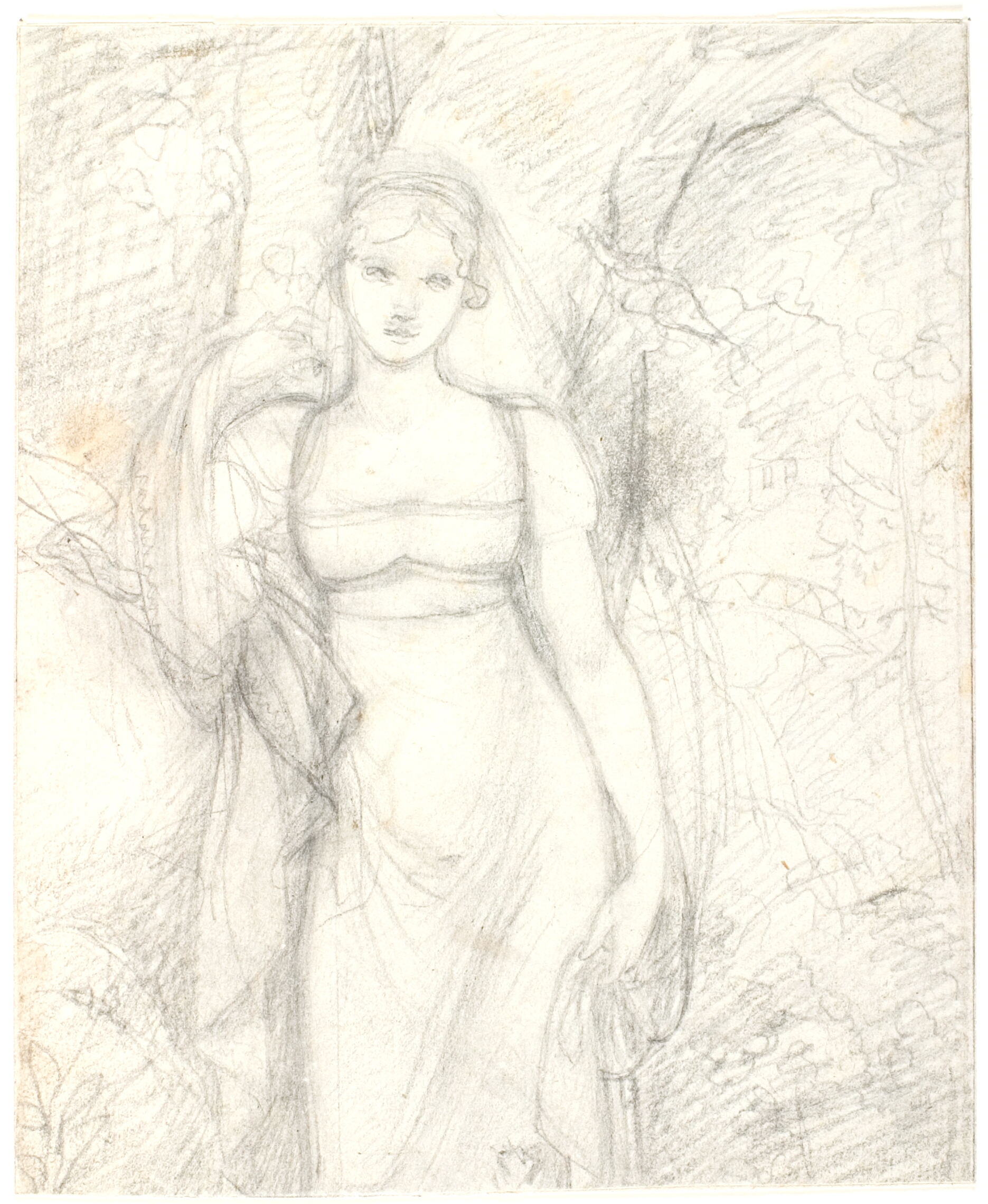 Portræt af Martha Sabine Adolphine Marie de la Calmette, født Mackeprang