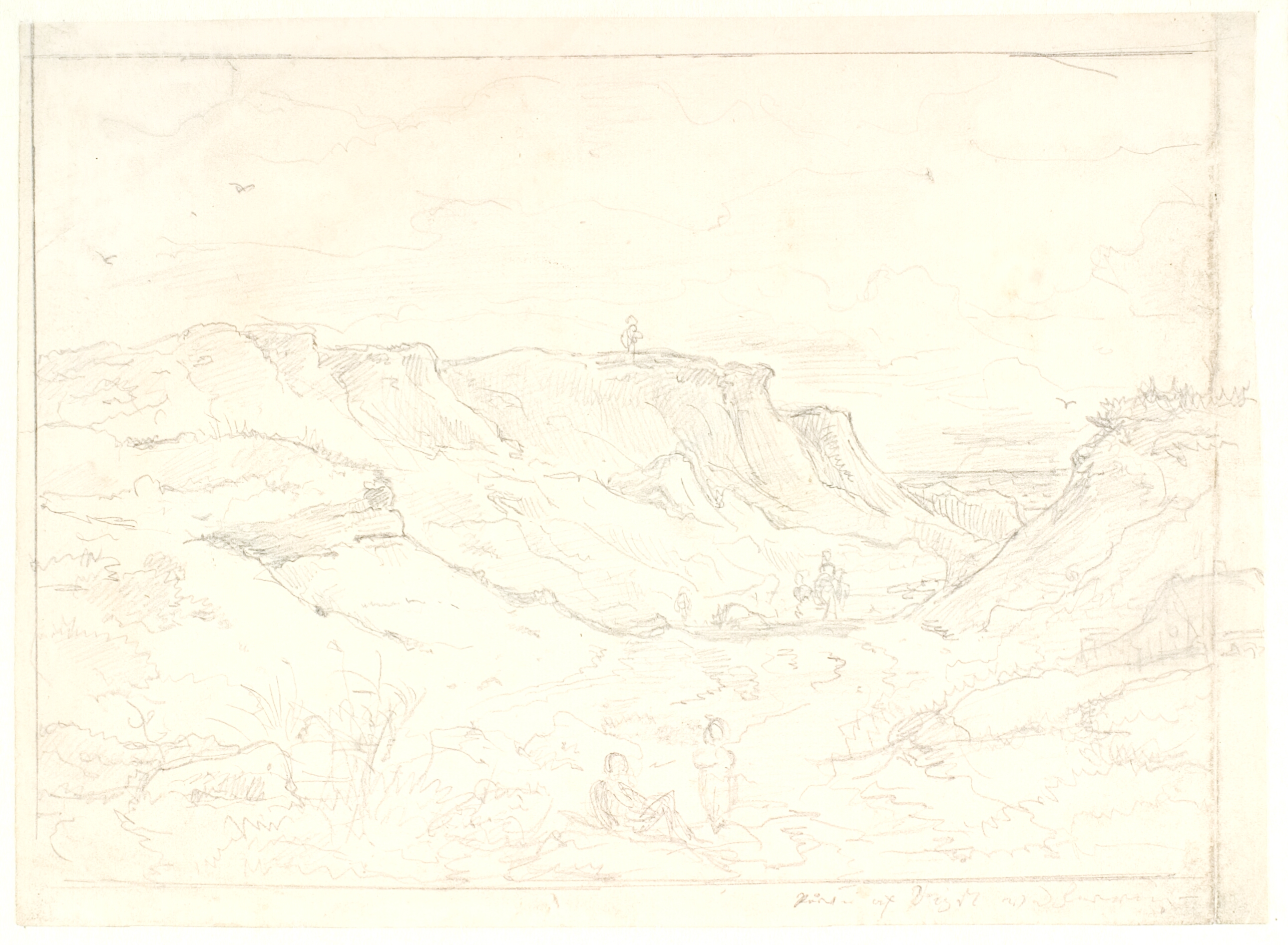 Klinteparti ved Bovbjerg