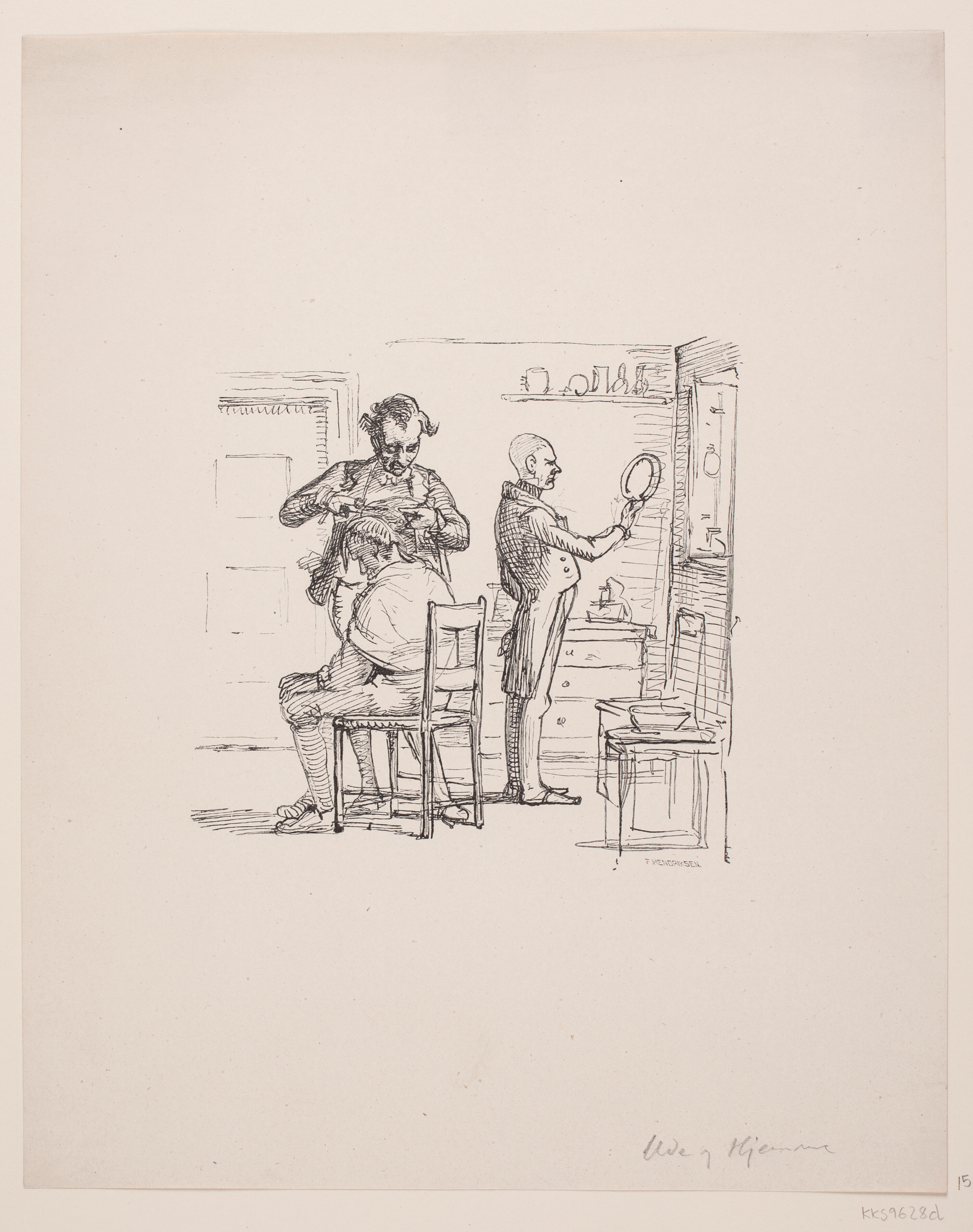 I en romersk barberstue