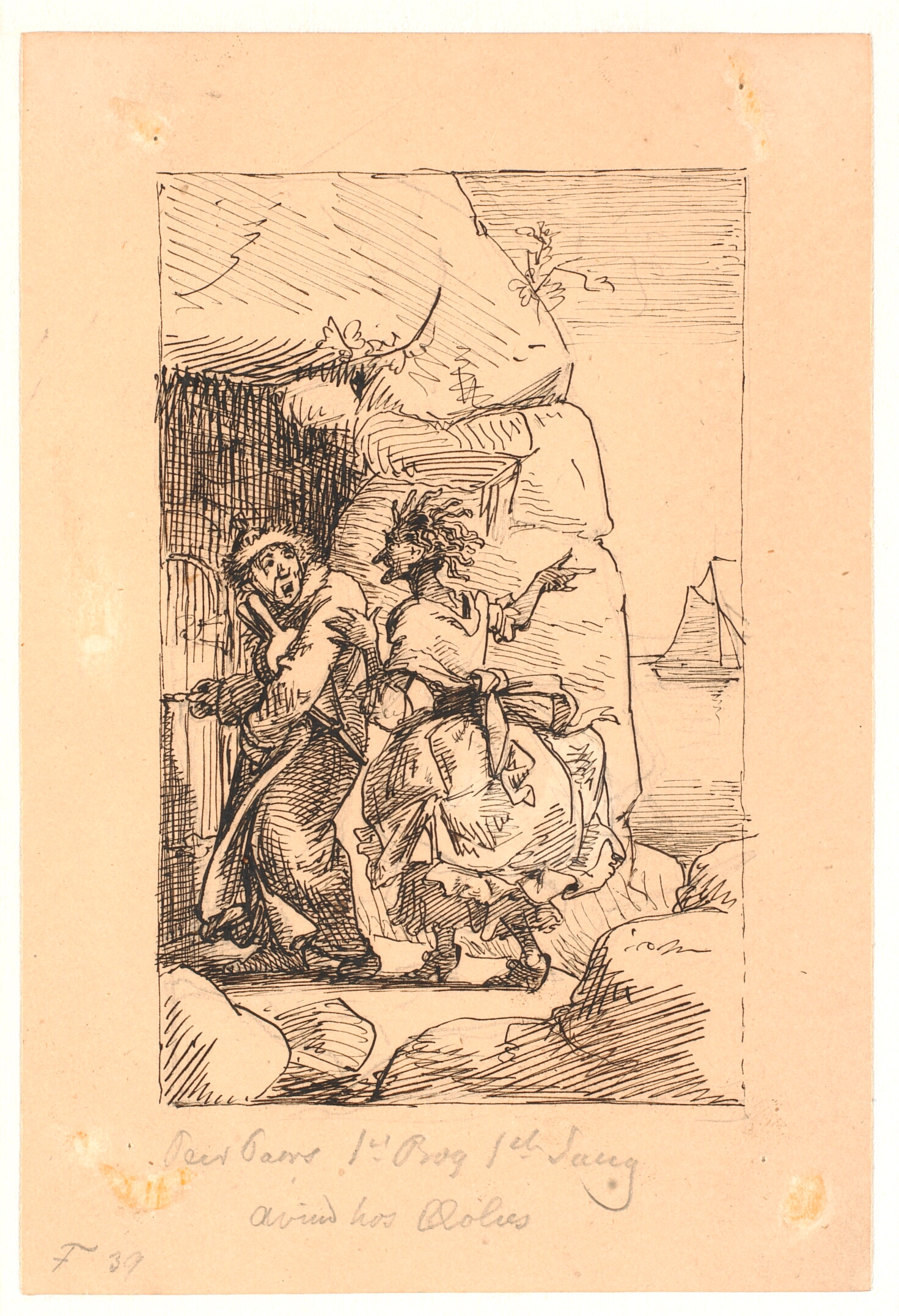 "Per Paars 1. bog 1. sang. Avind hos Æolus