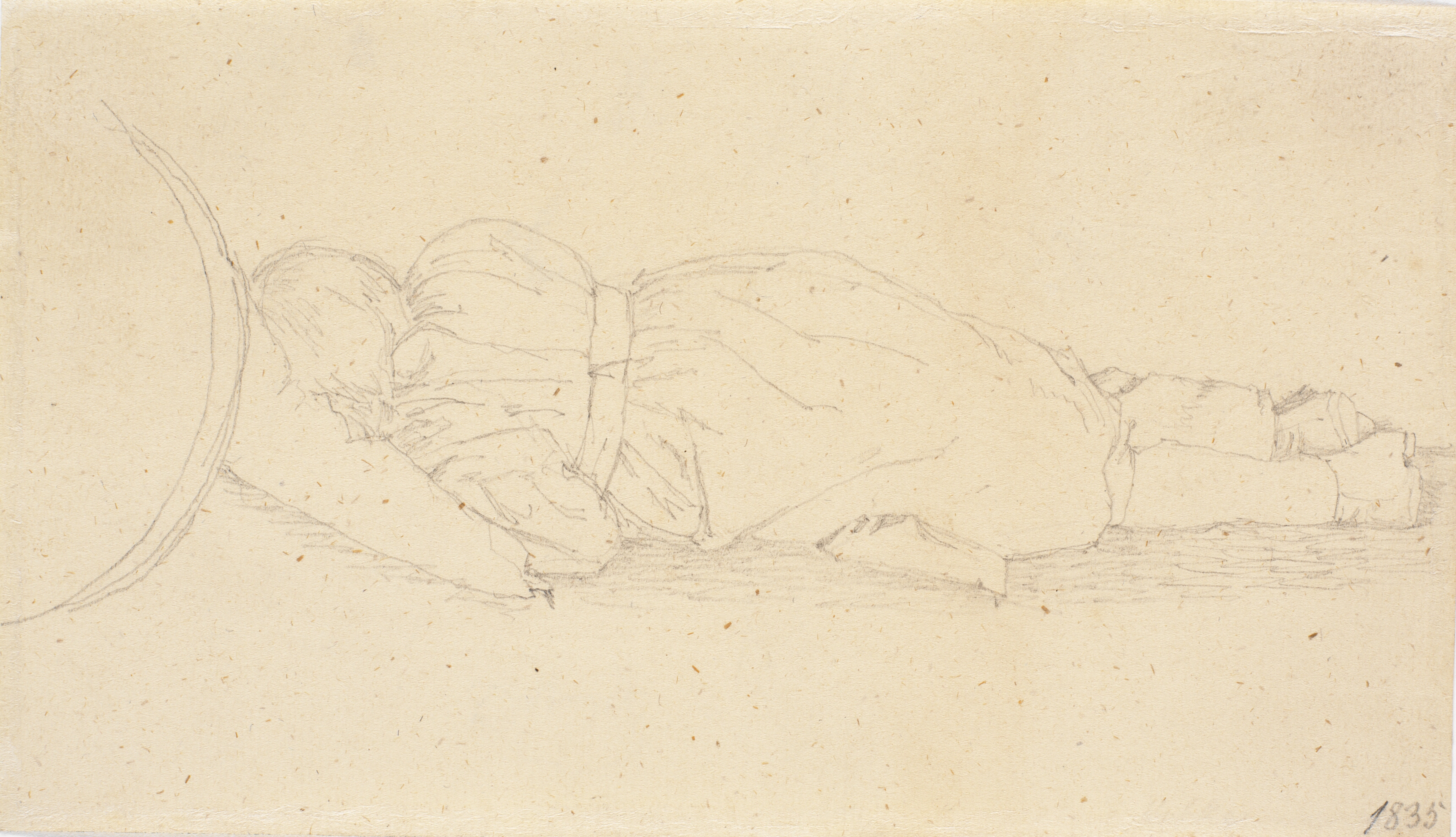 Sovende dreng, set bagfra