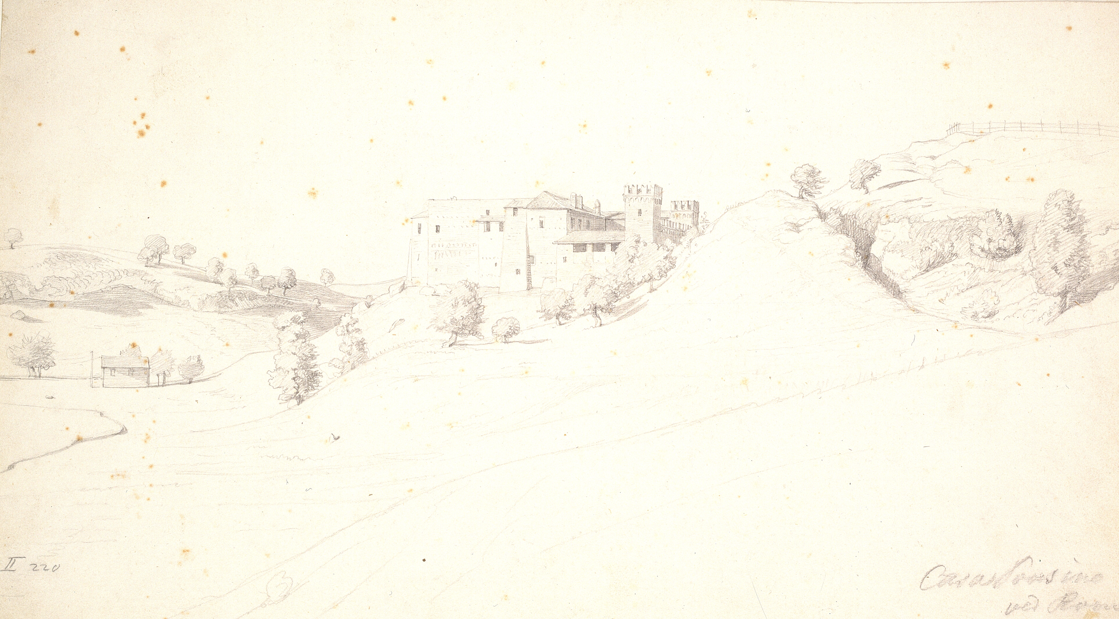 Poussins villa uden for Porta del Popolo