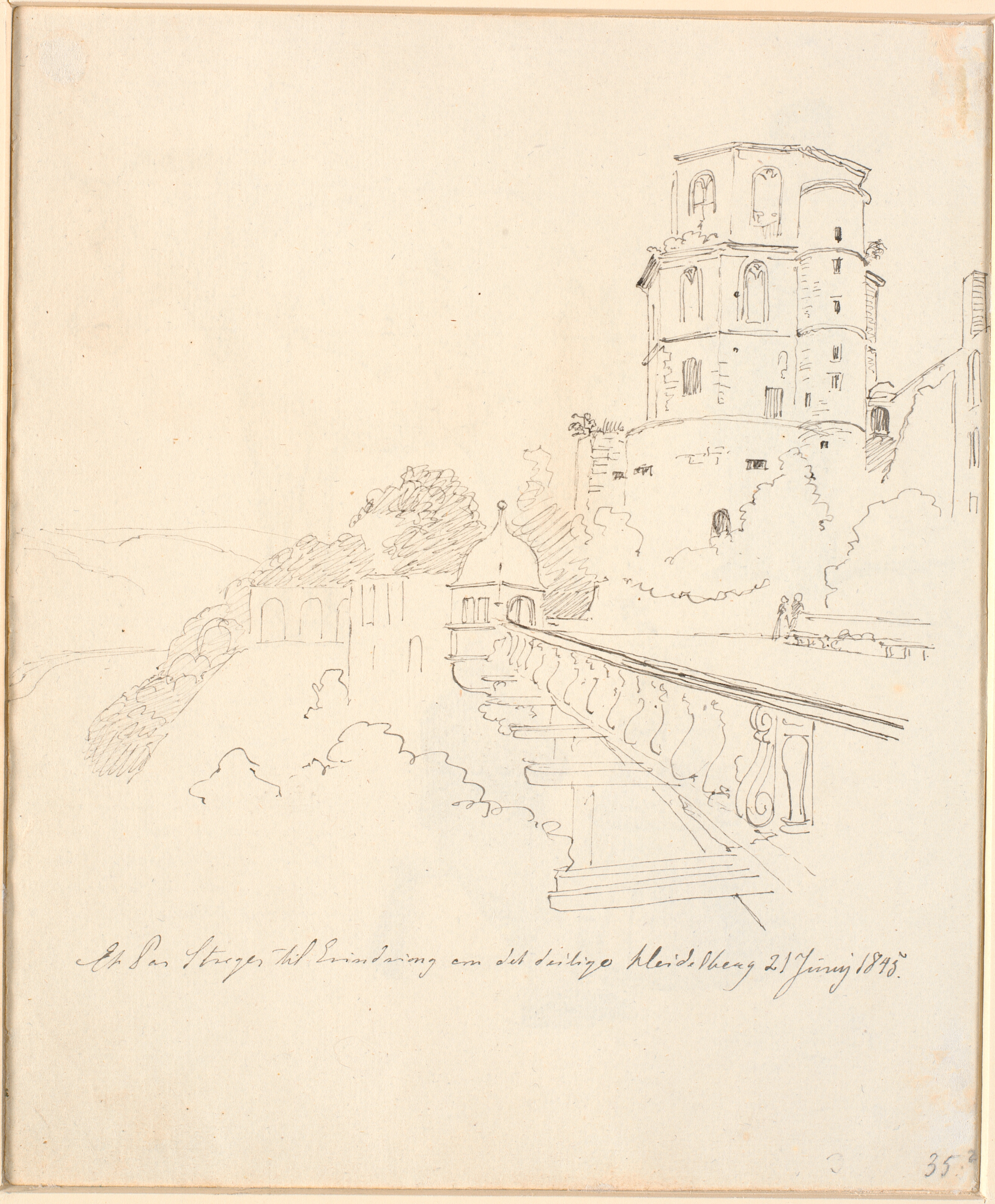 Slotsruinen i Heidelberg