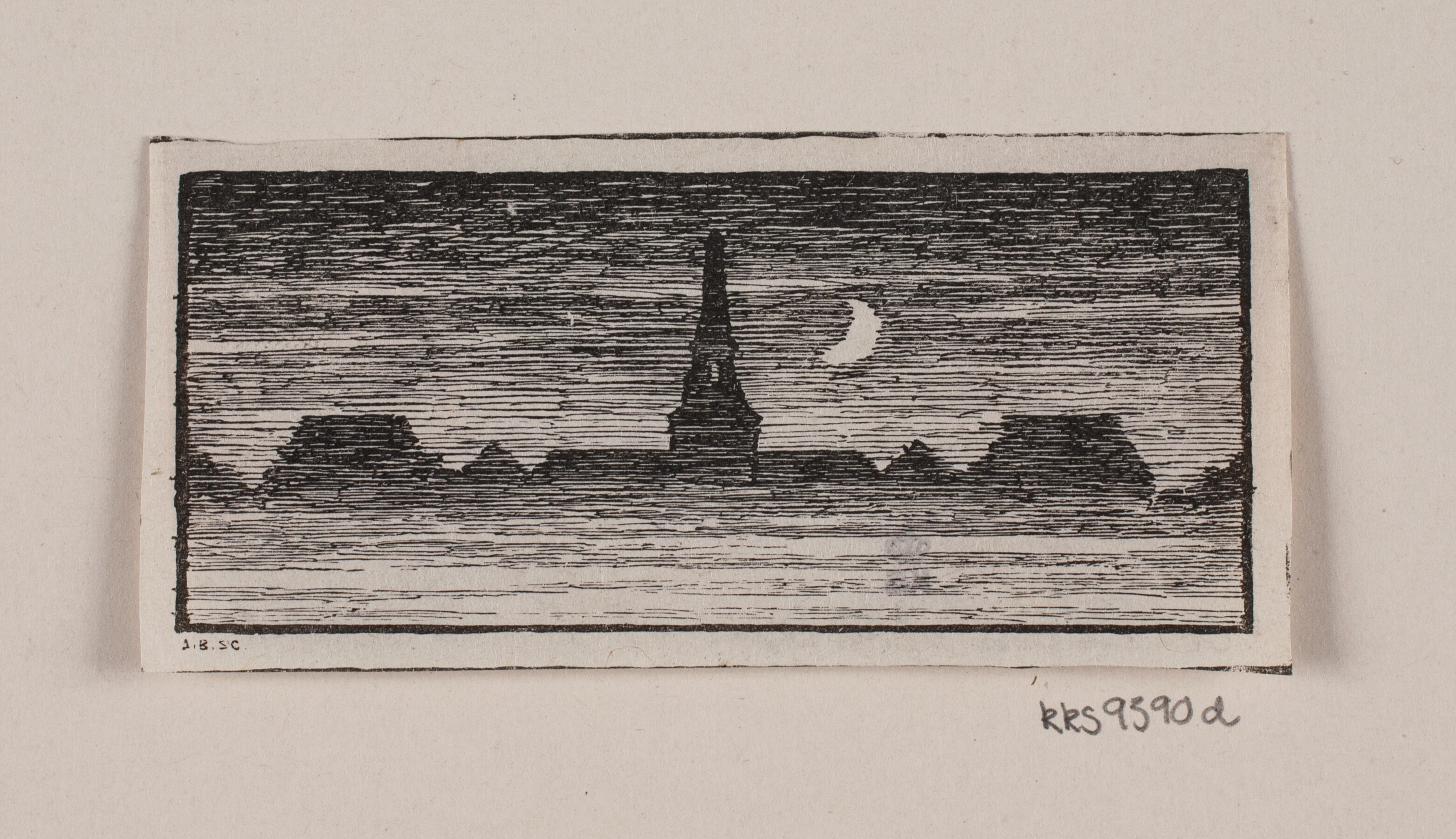 Vignette til H. Hertz' "Posthuset i Hirschholm"