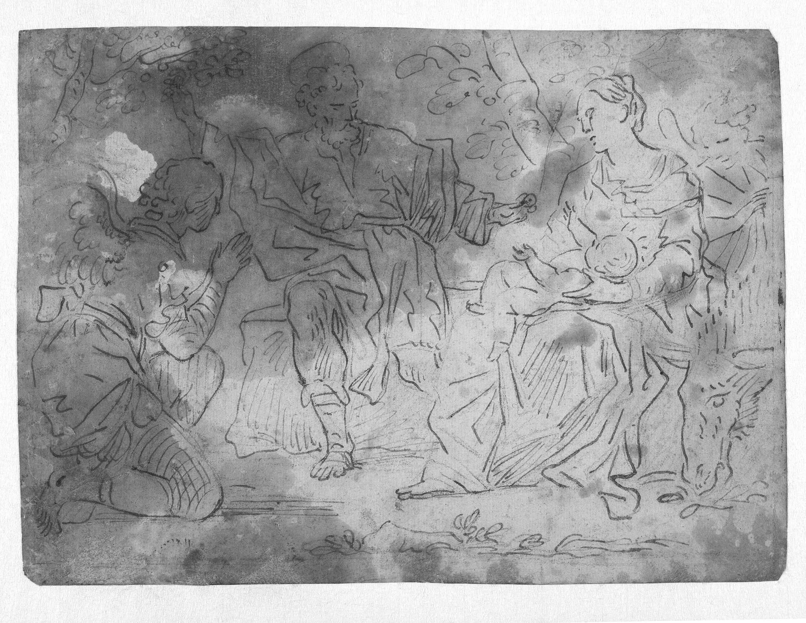 Hvile under flugten til Egypten