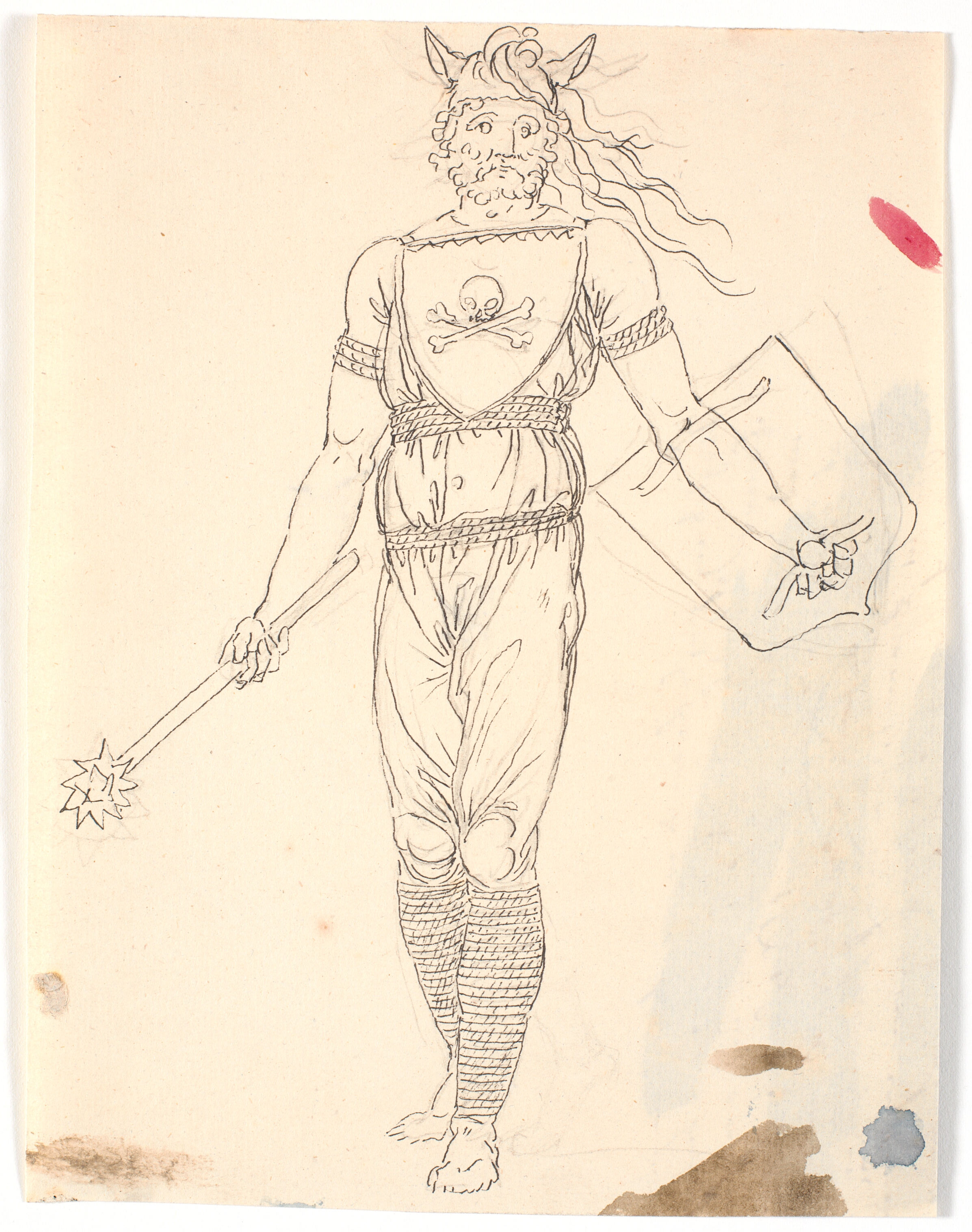 Udkast til en krigerdragt