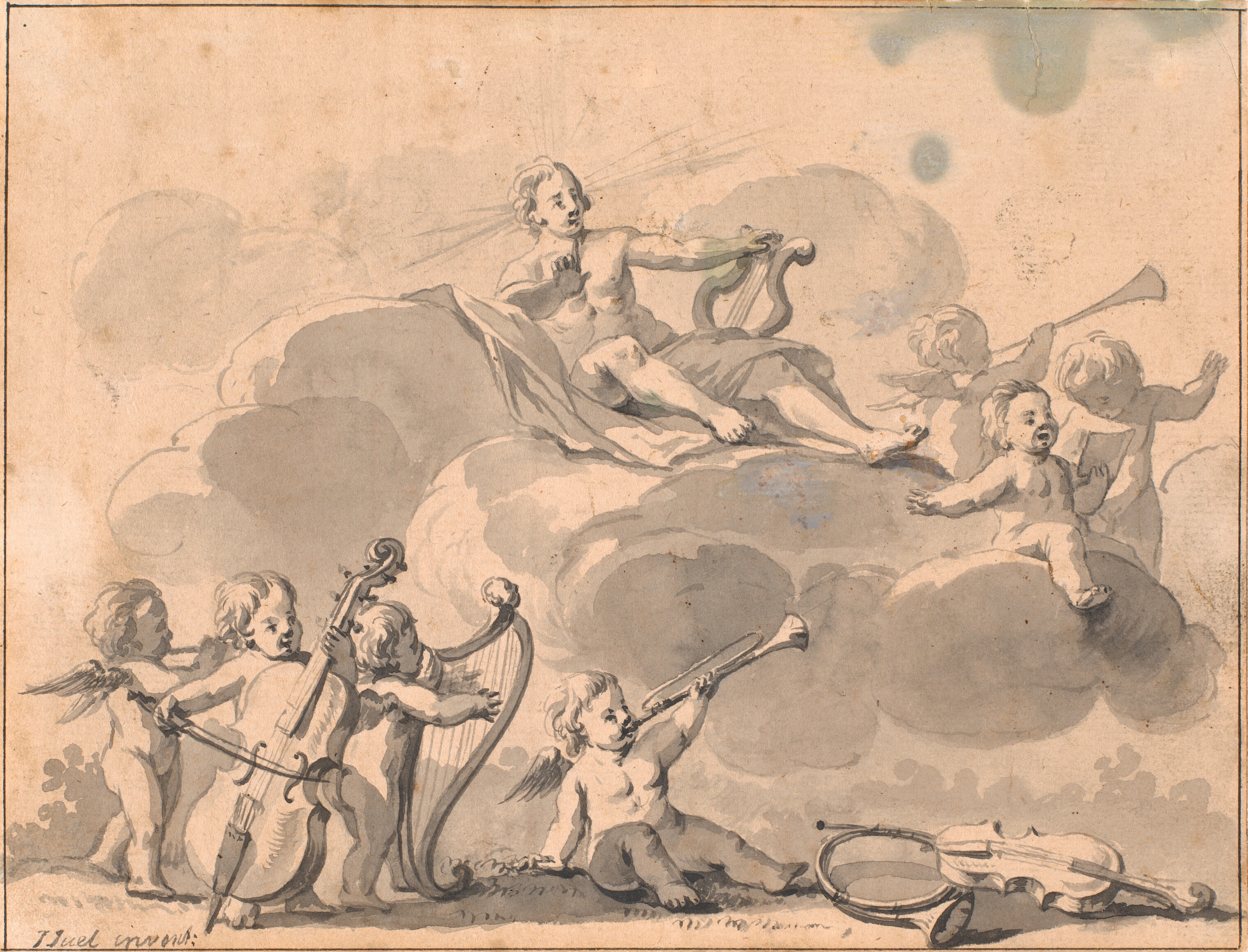 Apollon og musicerende genier