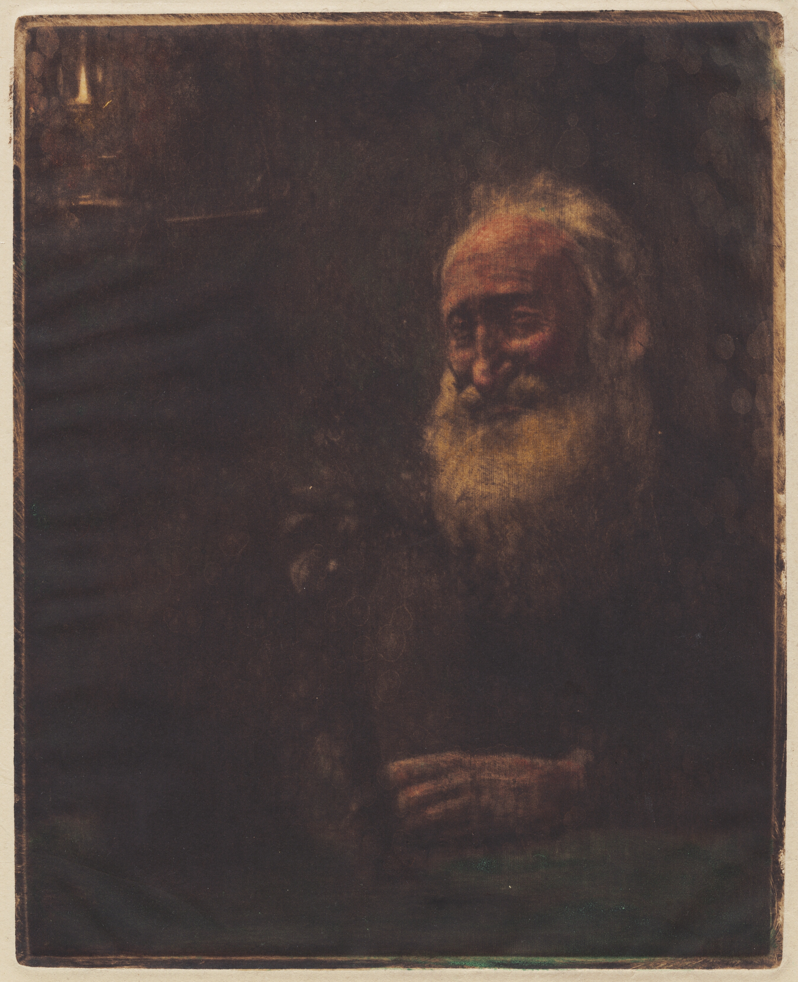 Gamle Schøtt med hunden